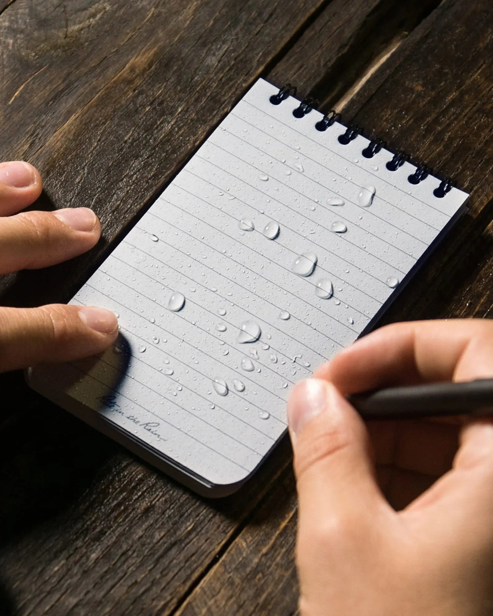 Custom weatherproof spiral notebook 3" x 5" - 10