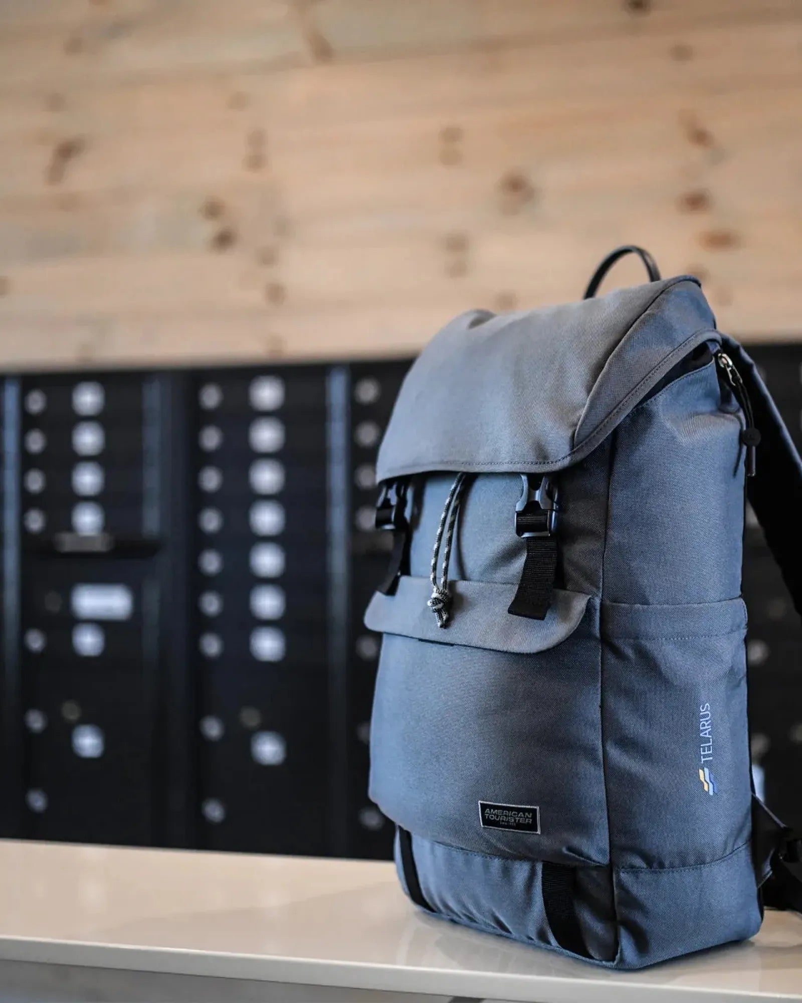 Custom RPET laptop backpack American Tourister Embark - 6
