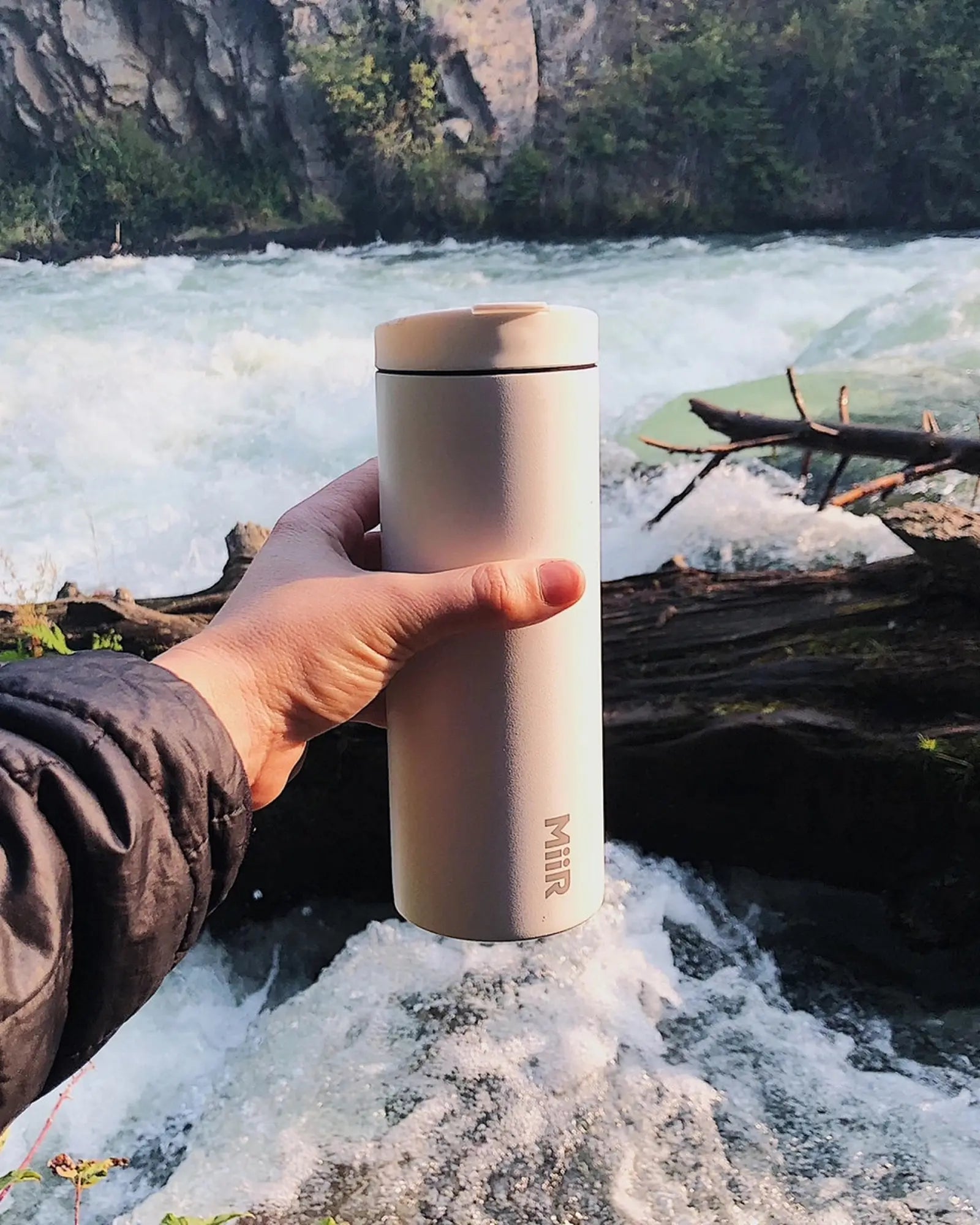 Custom insulated stainless steel 16 oz travel tumbler - 4