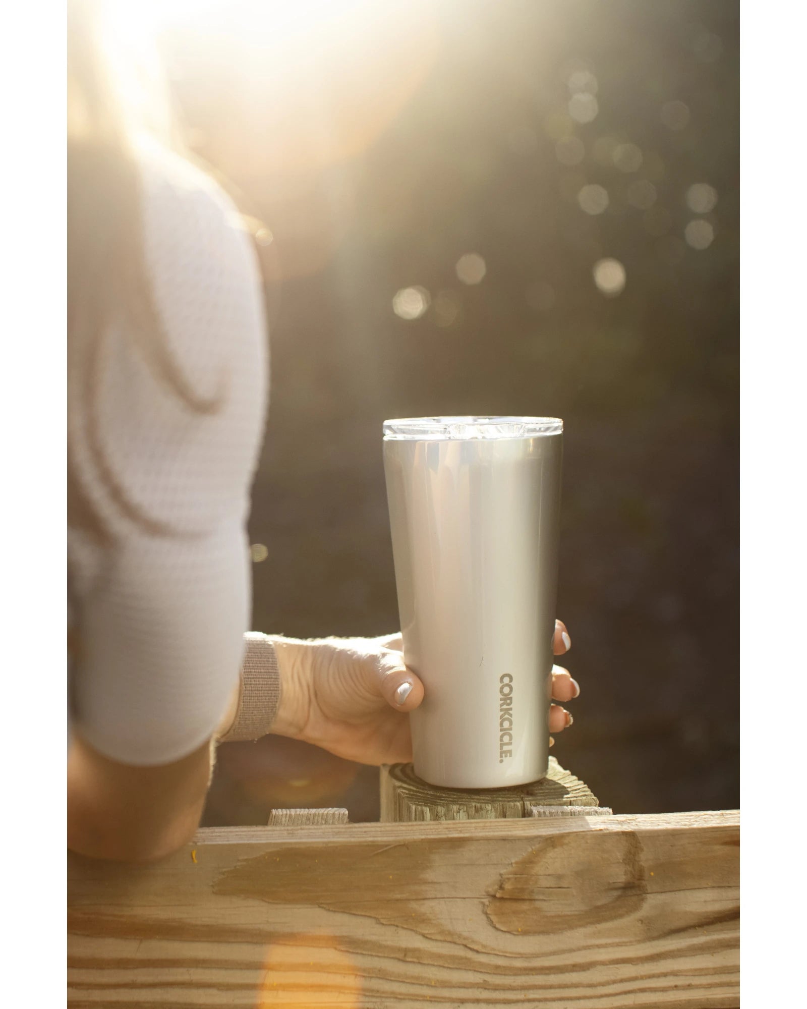 Custom insulated Corkcicle 16-oz tumbler for teams - 17