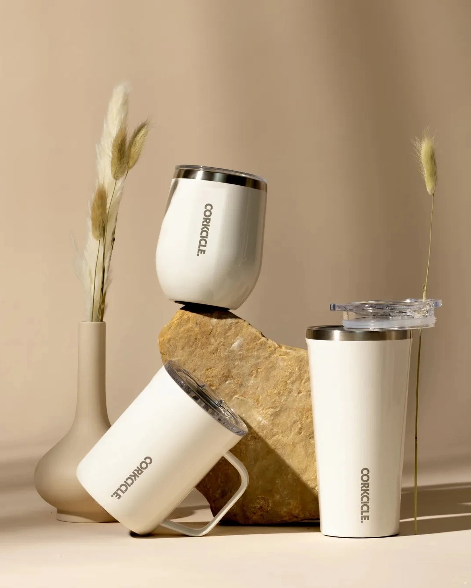 Custom insulated stainless steel Corkcicle wine cup - 7