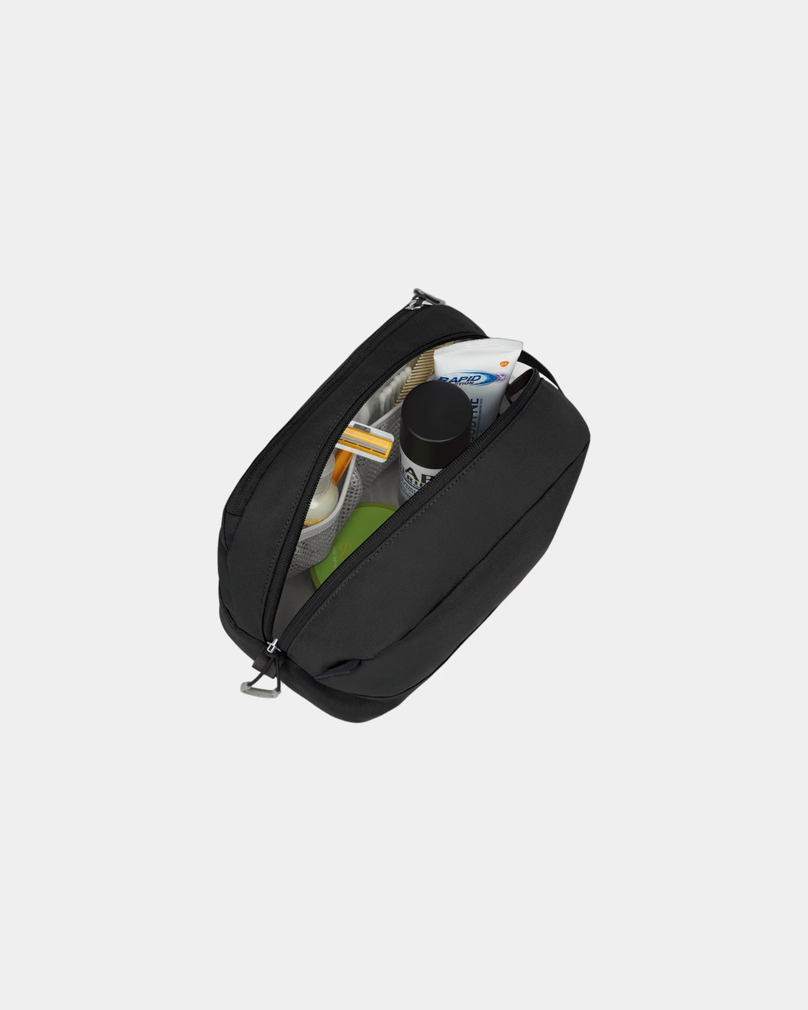 Custom recycled polyester toiletry kit 5 x 5 - 1