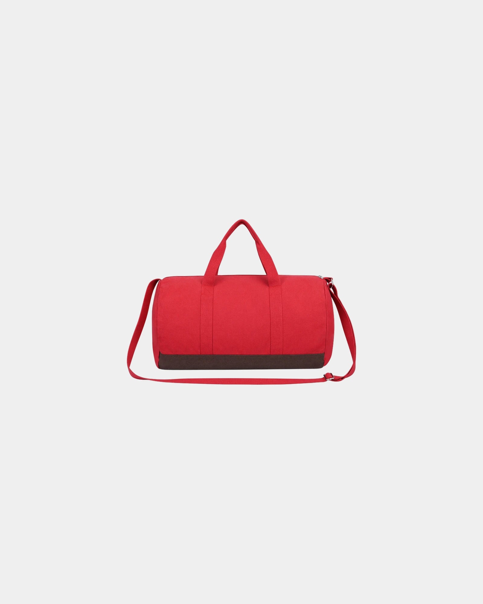 Custom recycled cotton 17" barrel duffel bag - 1