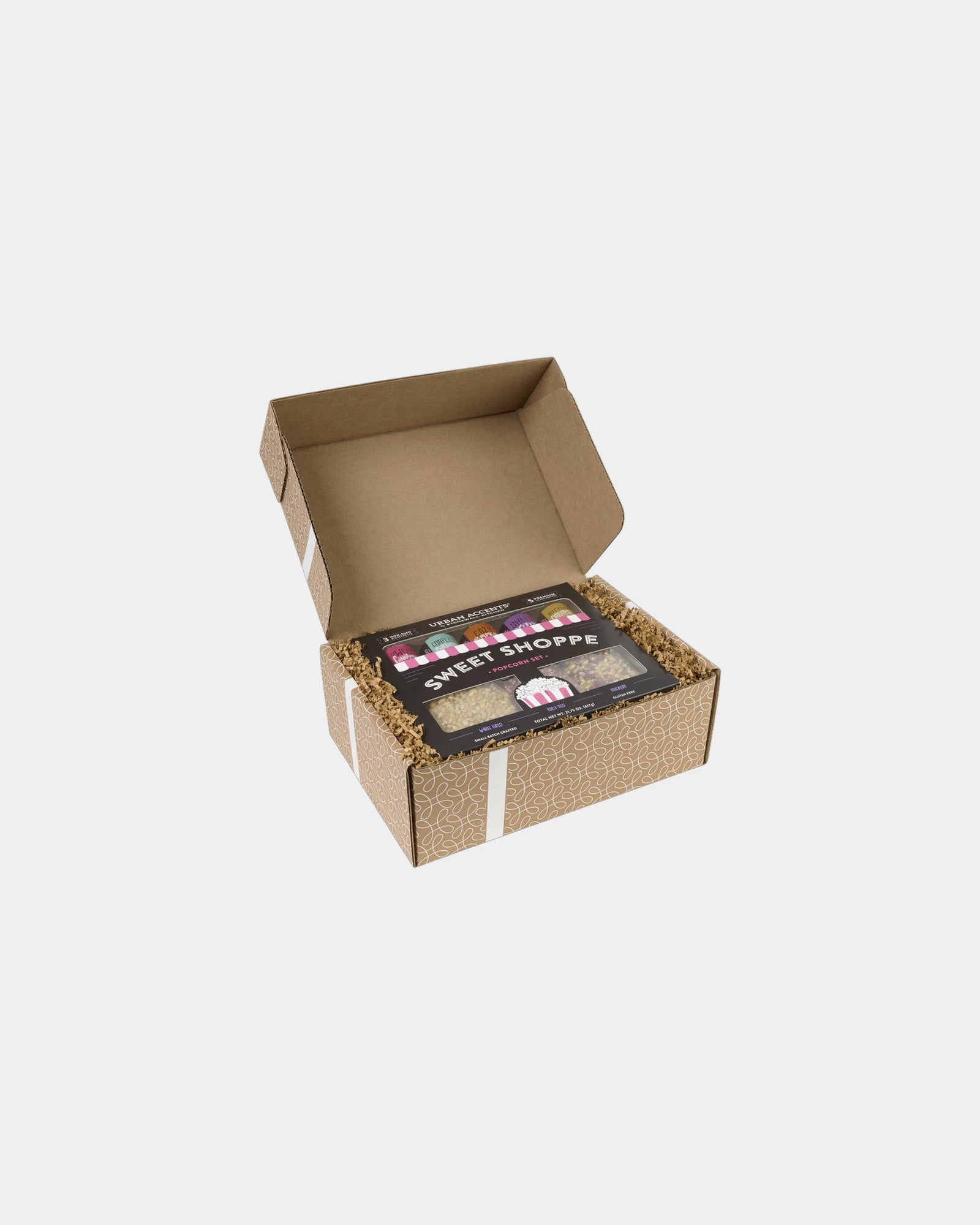 Custom popcorn party gift box with silicone popper - 1