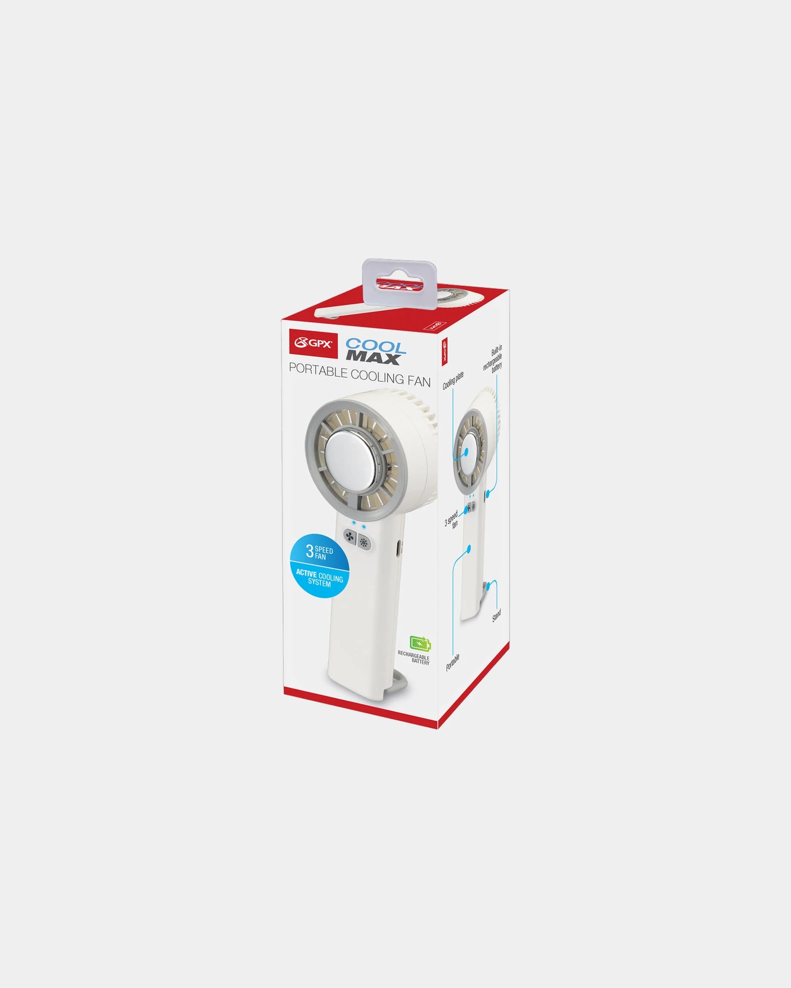 Custom USB portable cooling fan with rechargeable battery - 1