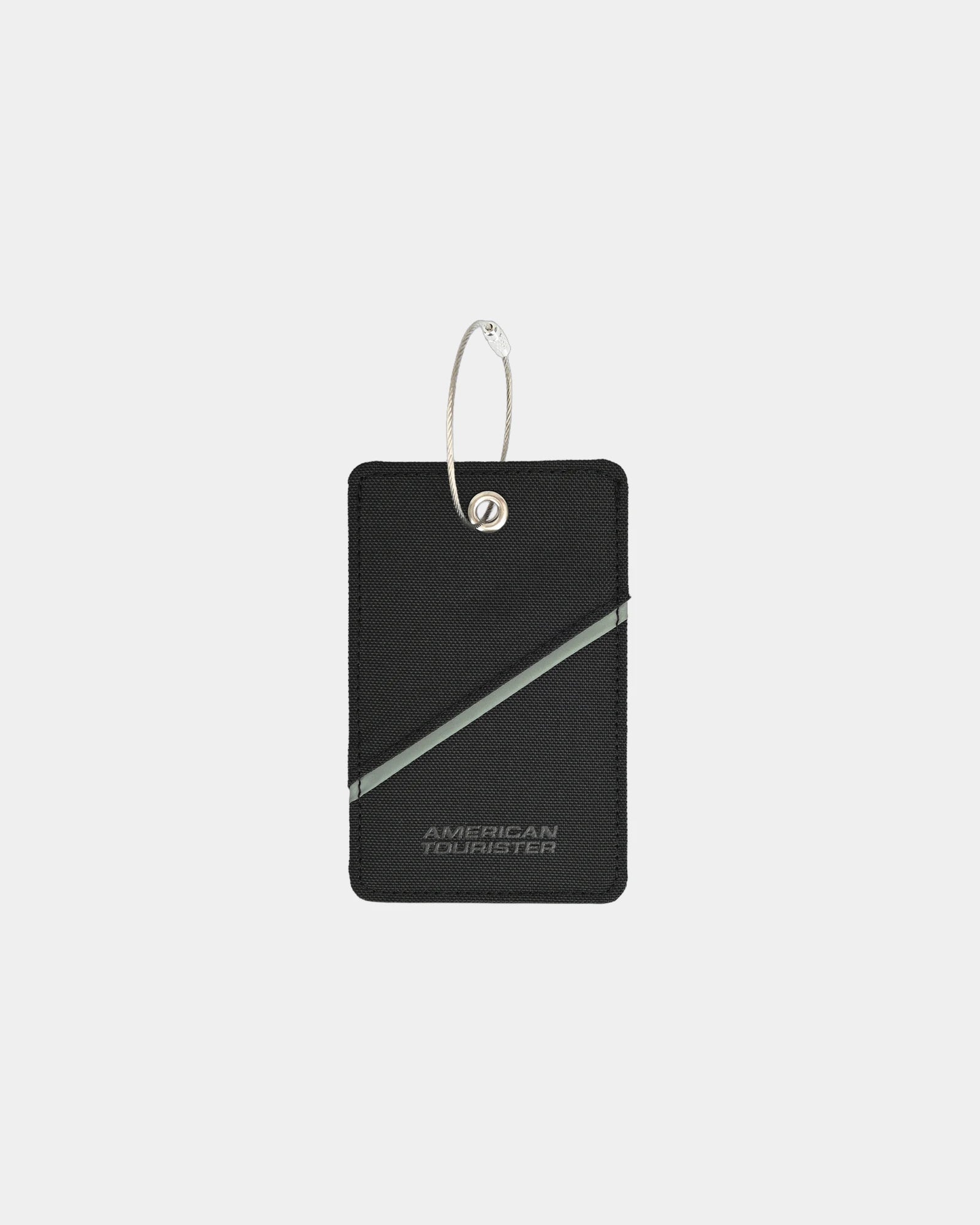Custom recycled RPET American Tourister Zoom luggage tag - 1