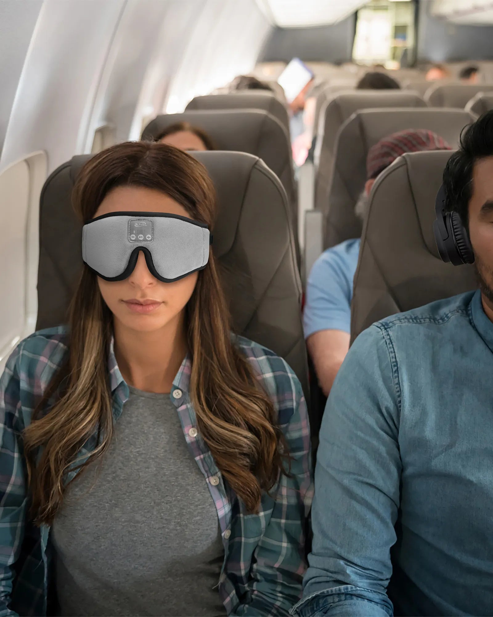 Custom wireless sleep mask headphones with Bluetooth 5.2 - 5