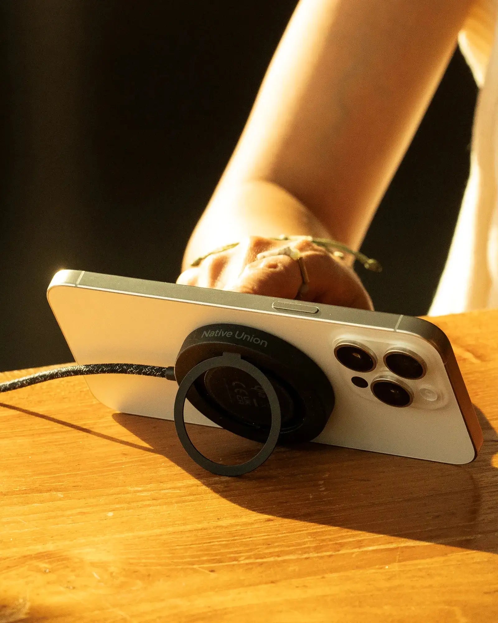 Custom wireless charger with Qi2 fast charging stand - 7