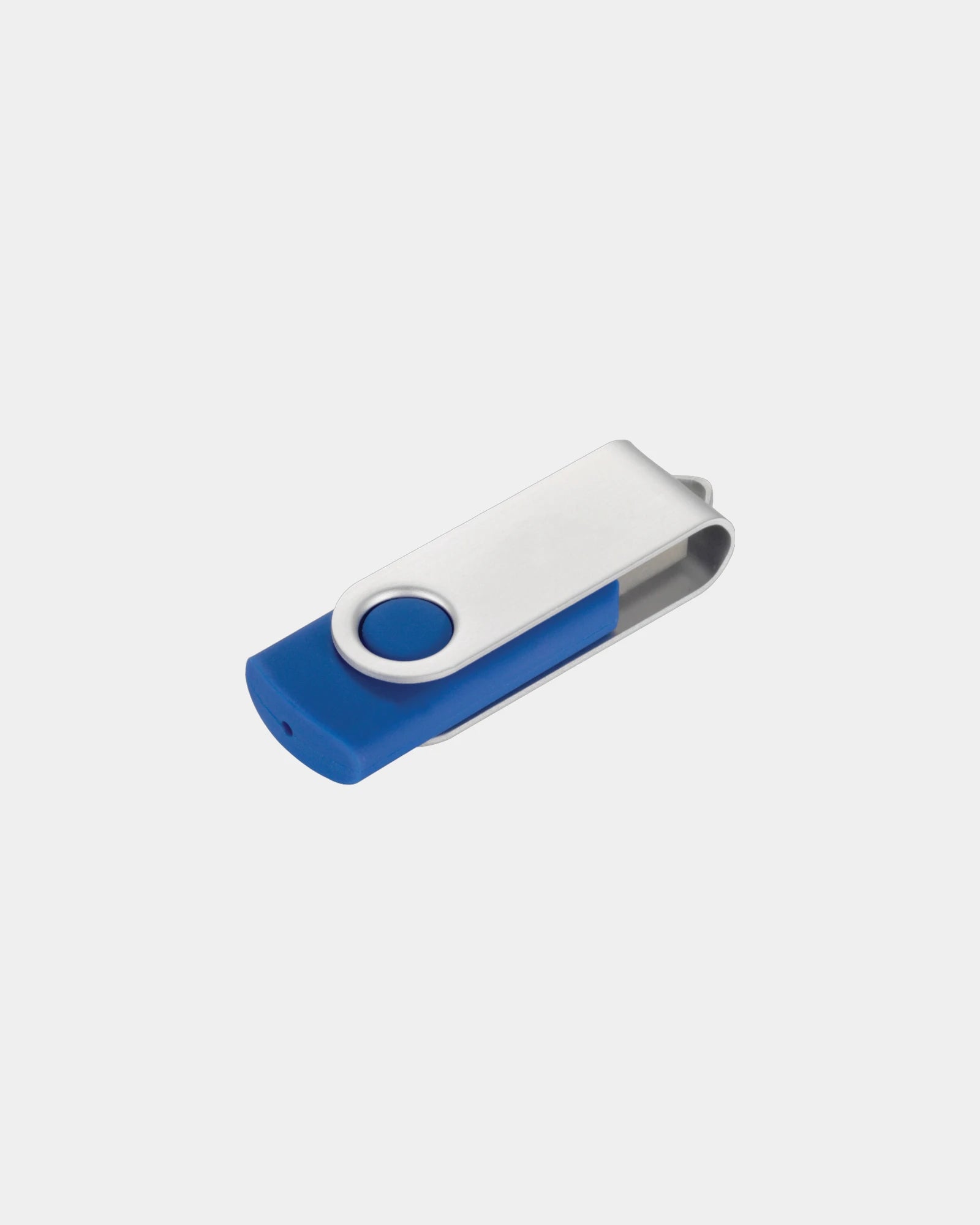Custom aluminum 8GB flash drive with rotating cover - 1