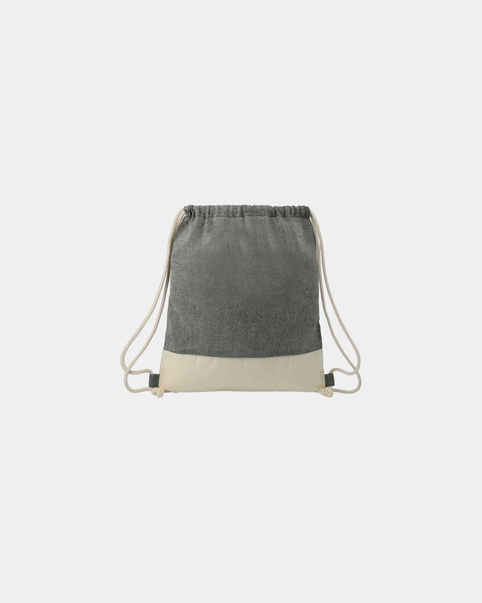 Custom recycled cotton drawstring bag - 1