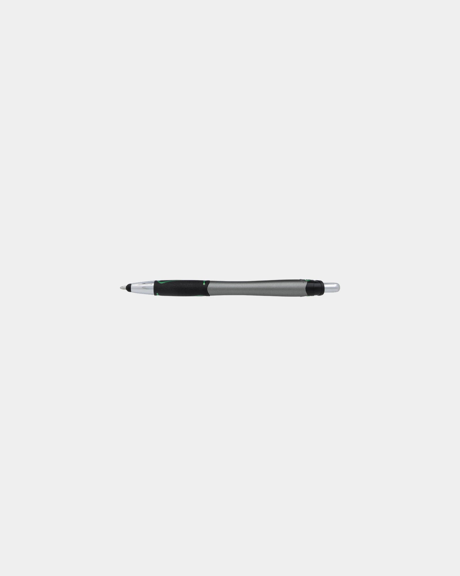 Custom ABS plastic stylus pen with bold 1.2mm tip - Lime/Black Ink