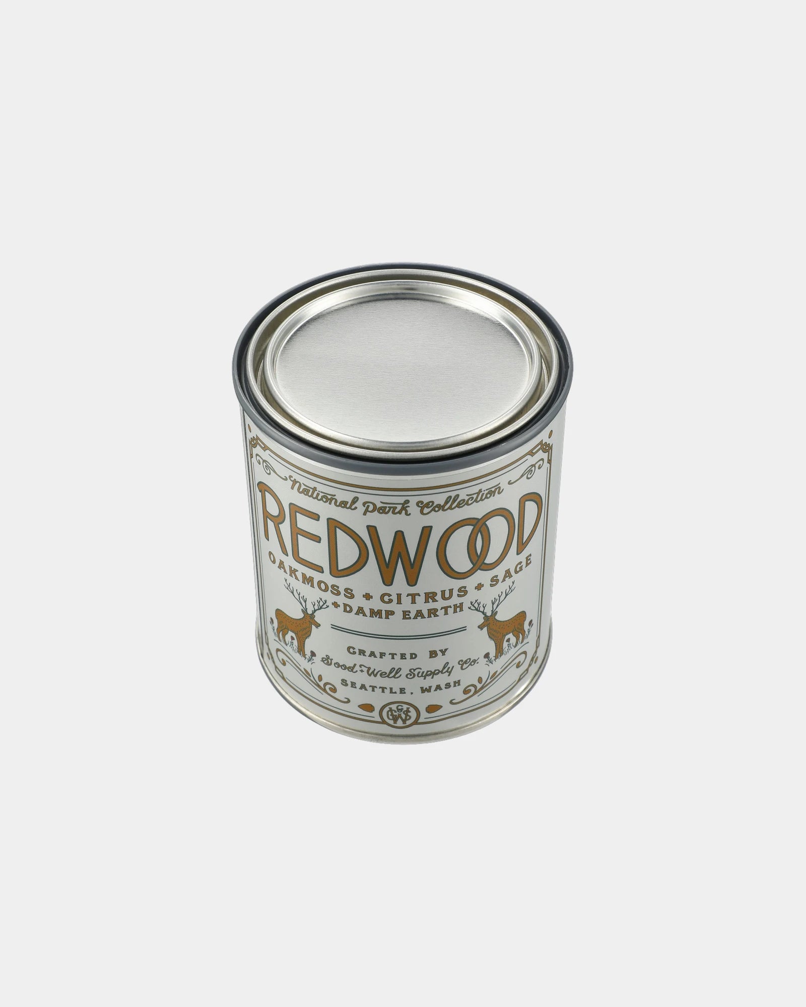 Custom 14 oz soy wax candle - Redwood National Park - 1