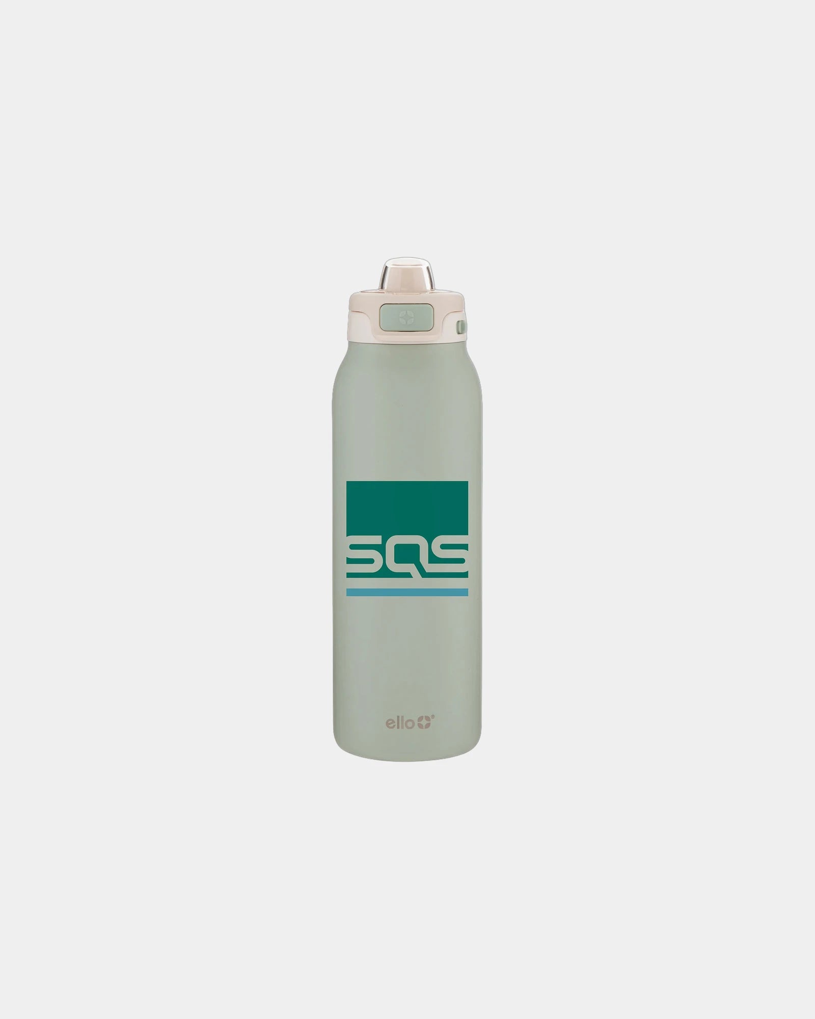 Custom 32 oz double-wall stainless water bottle - Pistachio