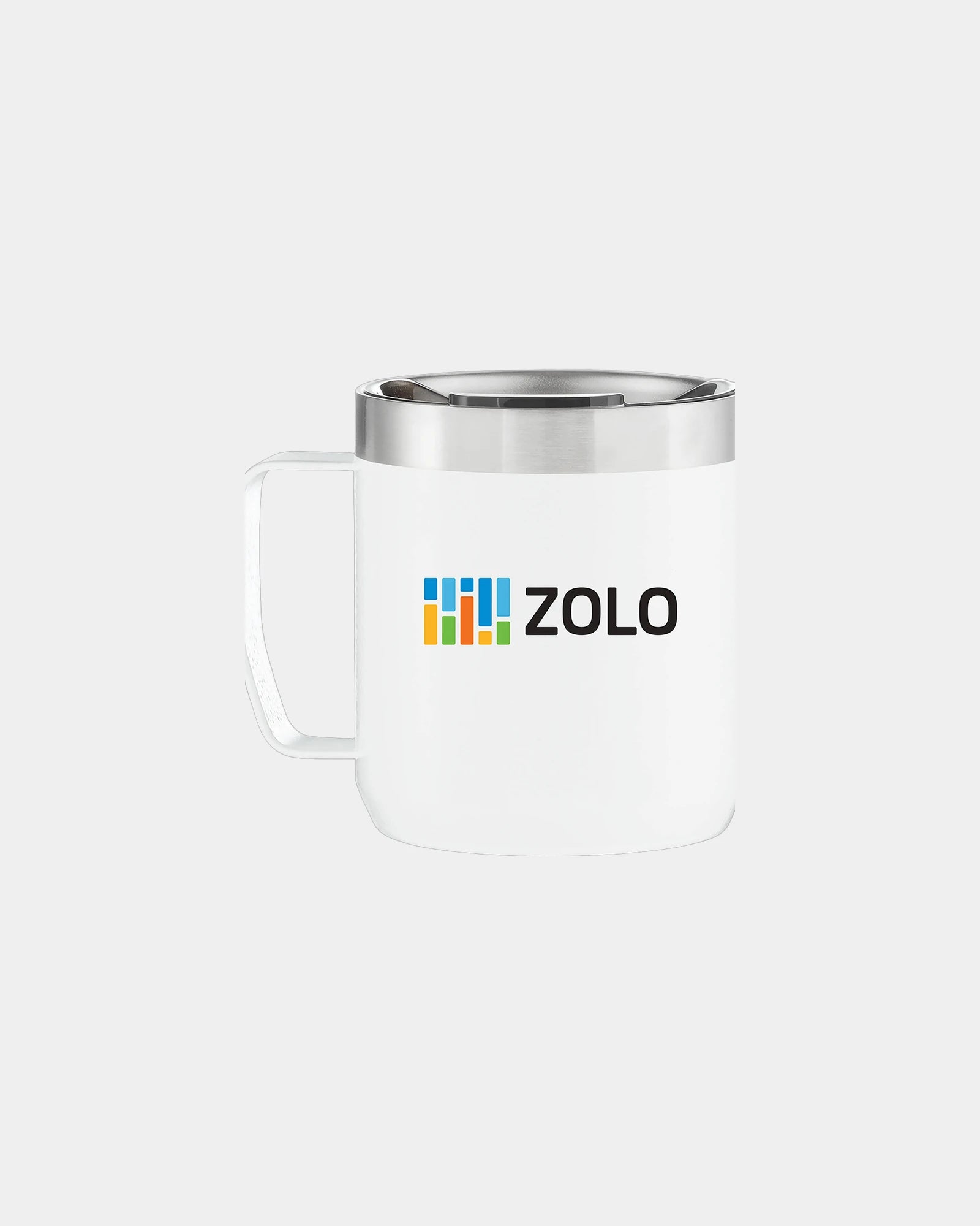 Custom stainless steel Stanley Everyday Camp 12 oz mug - Hammertone Frost