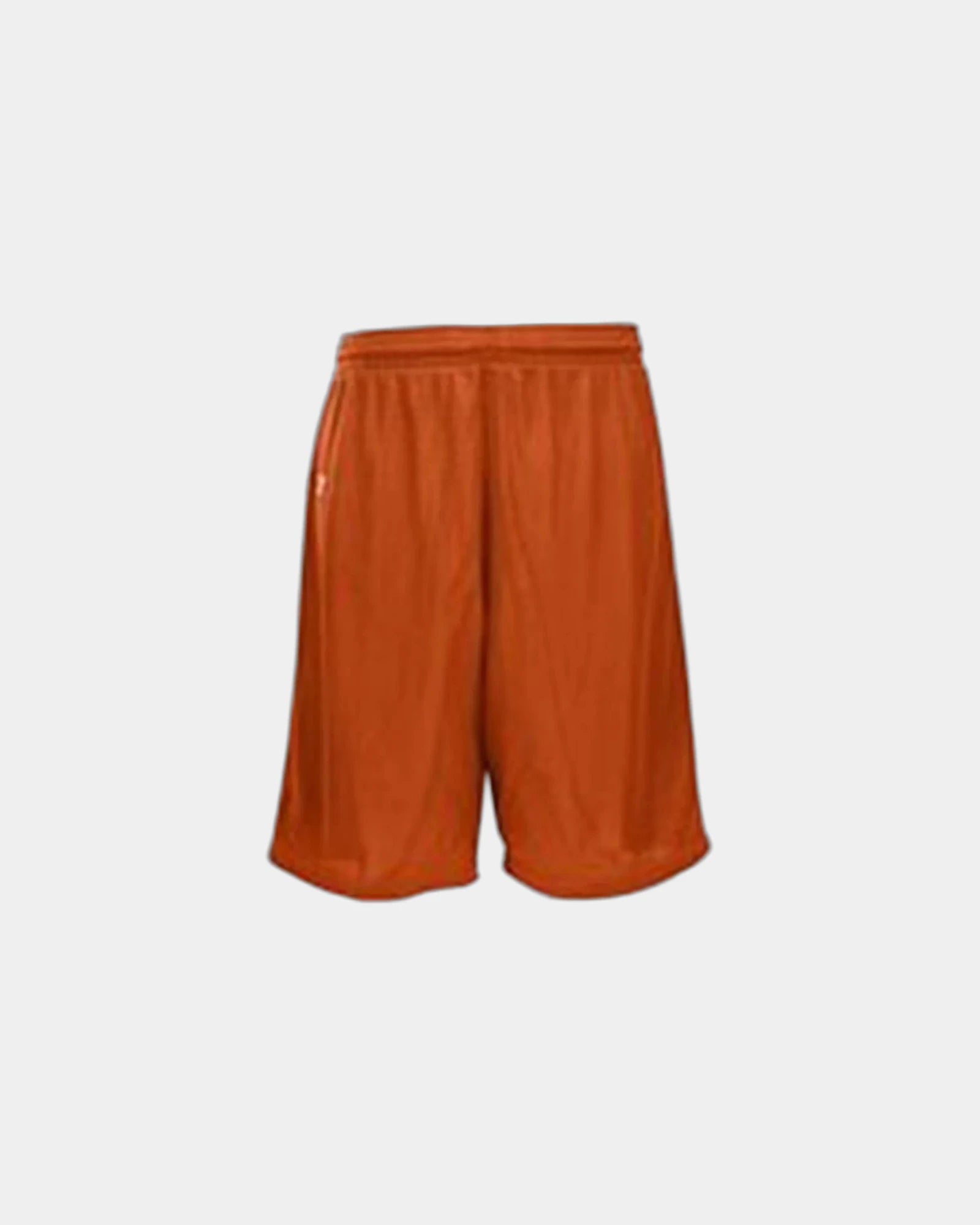 Custom moisture-wicking Russell Athletic Tricot Shorts - Burnt Orange