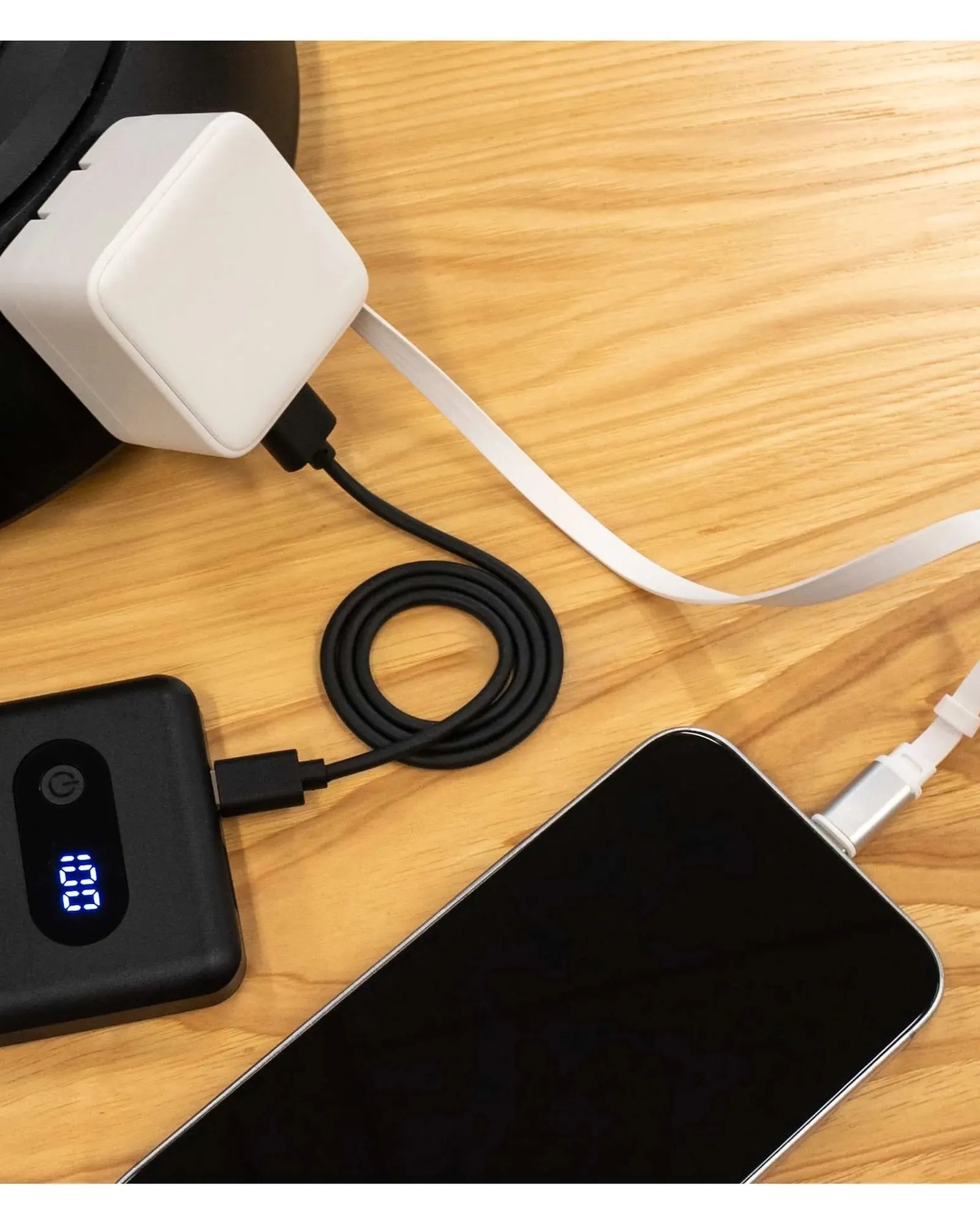 Custom 20W wall charger with retractable cable - 13