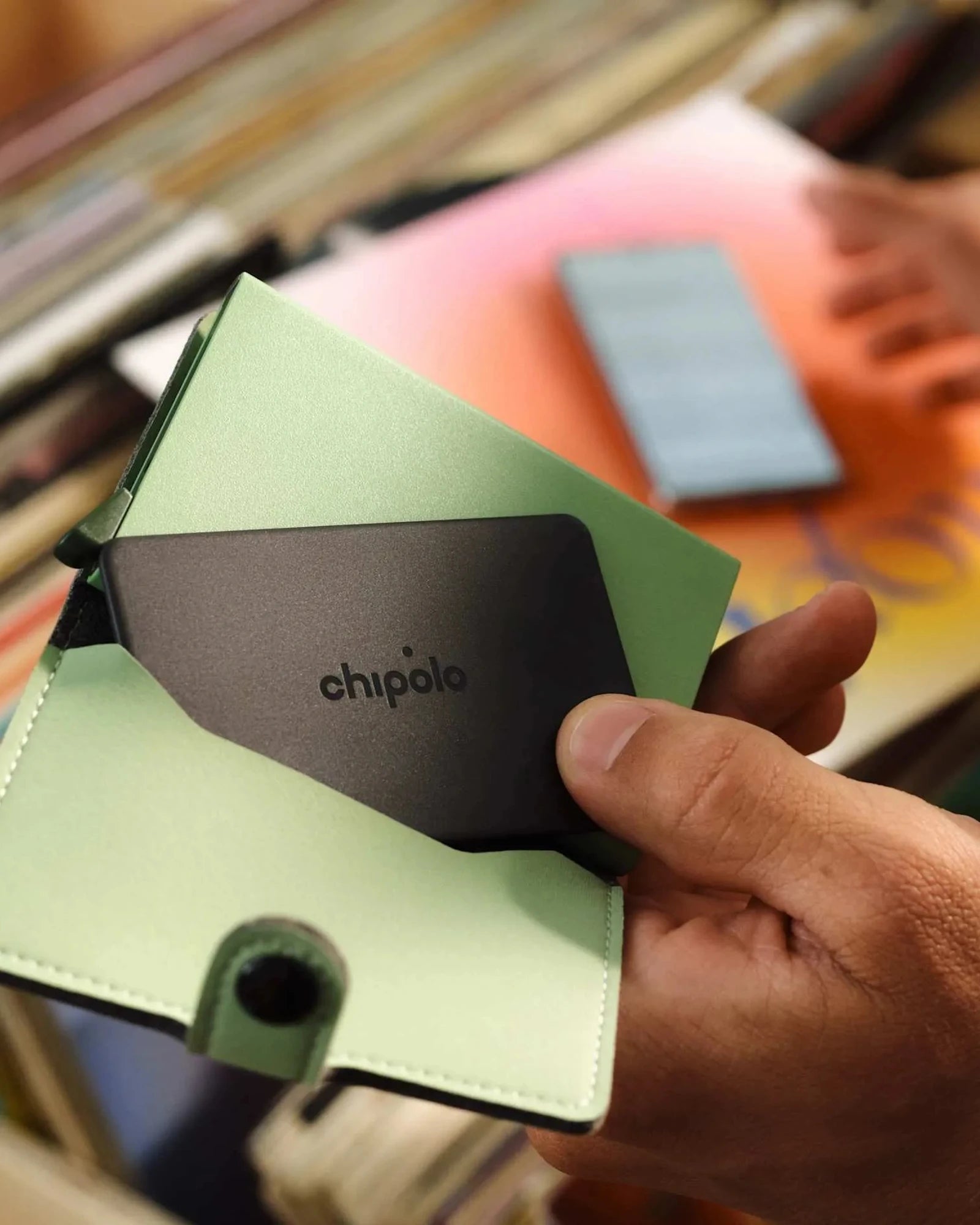 Custom rechargeable Chipolo Card Bluetooth tracker - 11