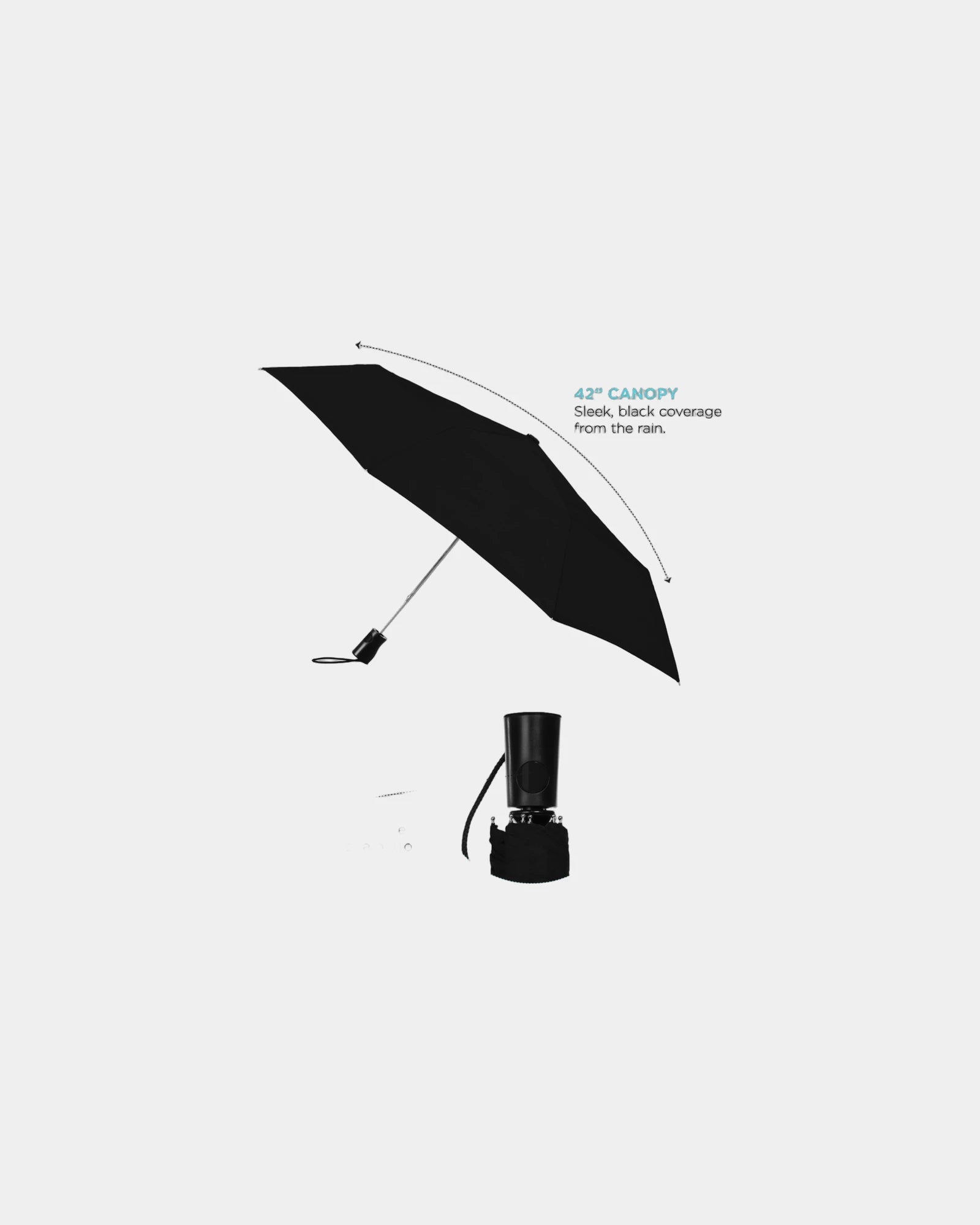 Custom recycled 42" auto open umbrella for business - 1