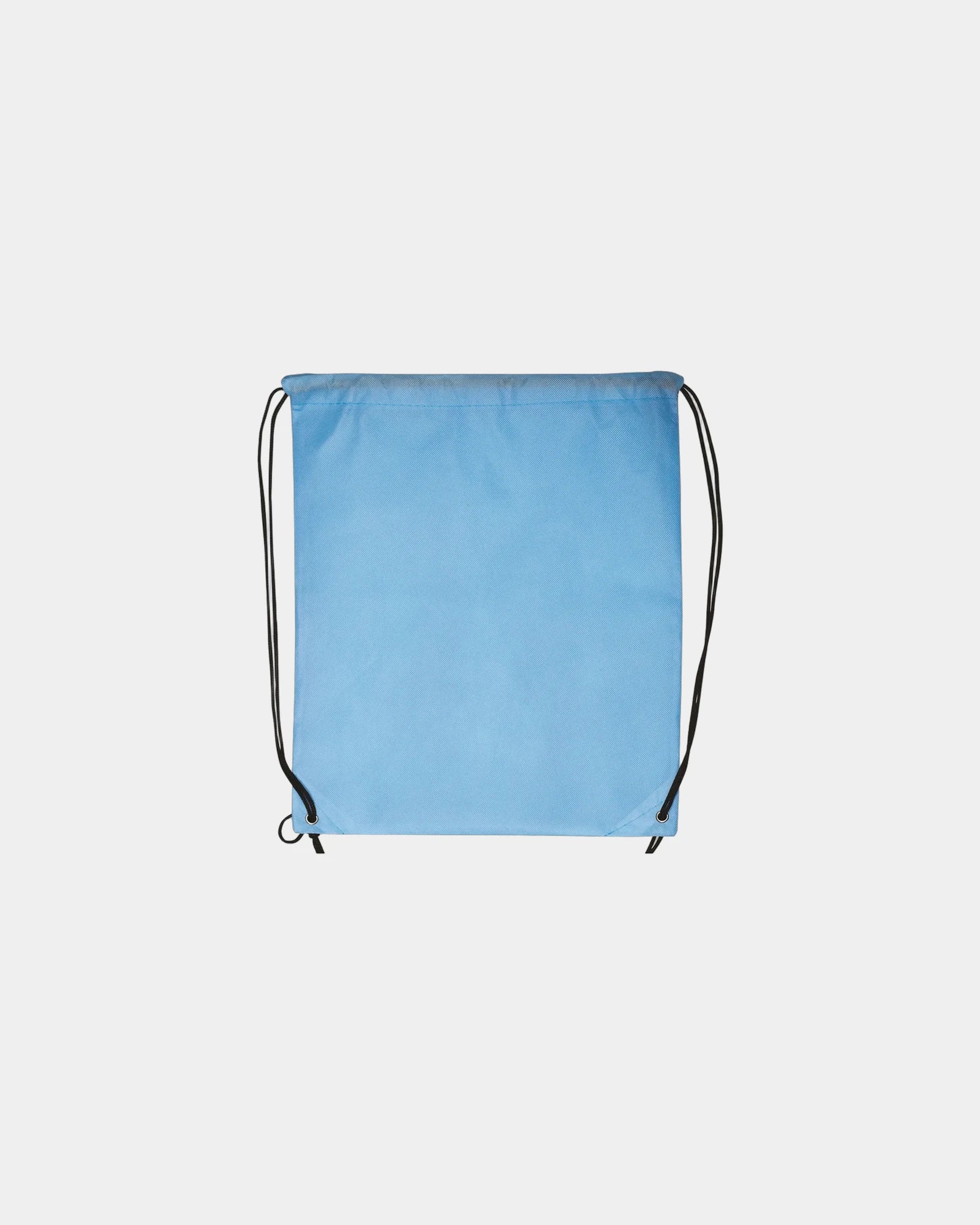 Custom non-woven drawstring bag cinch backpack 17.5x14.5 - Blue-Carolina