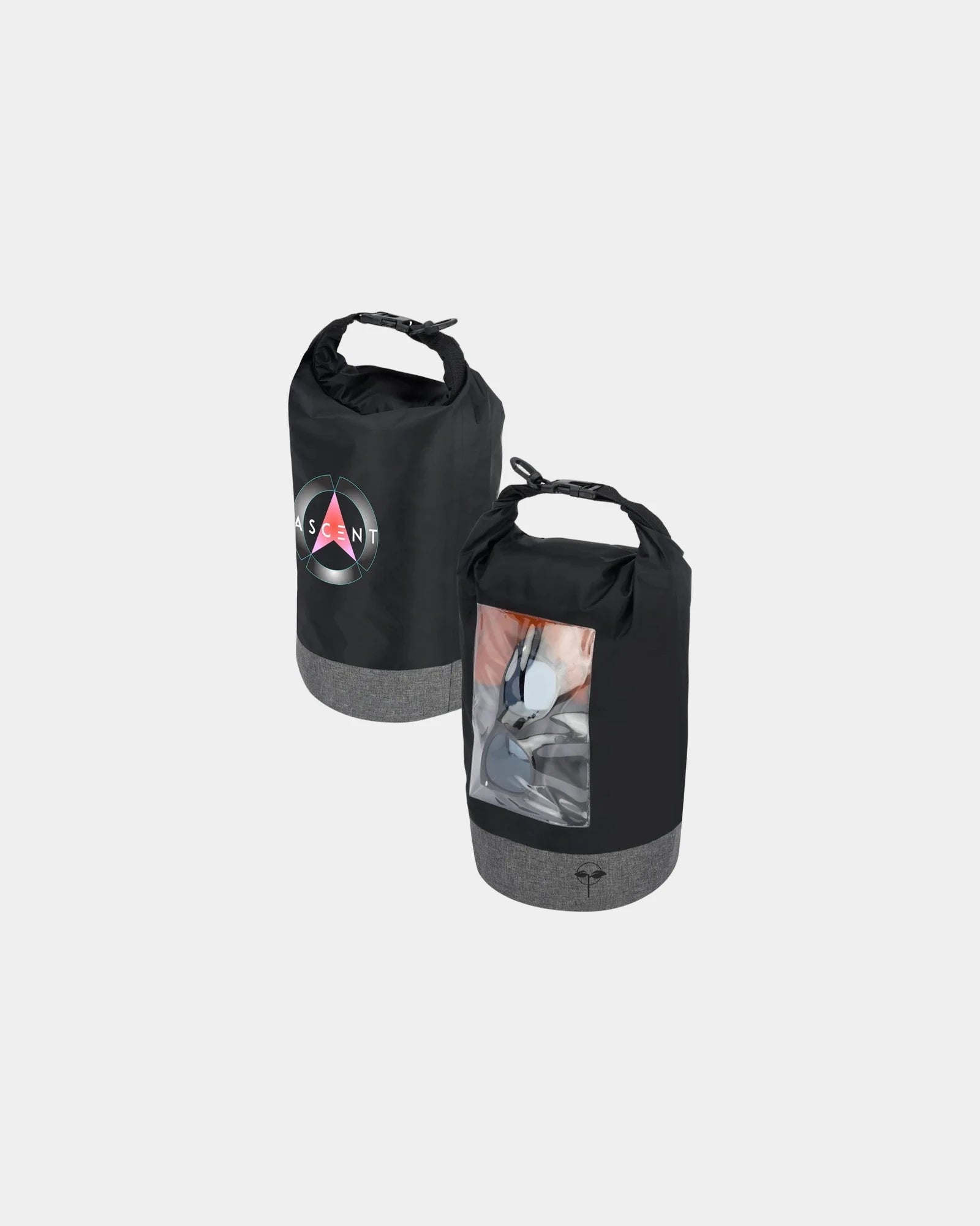 Custom recycled RPET 6L waterproof dry bag with window - 1