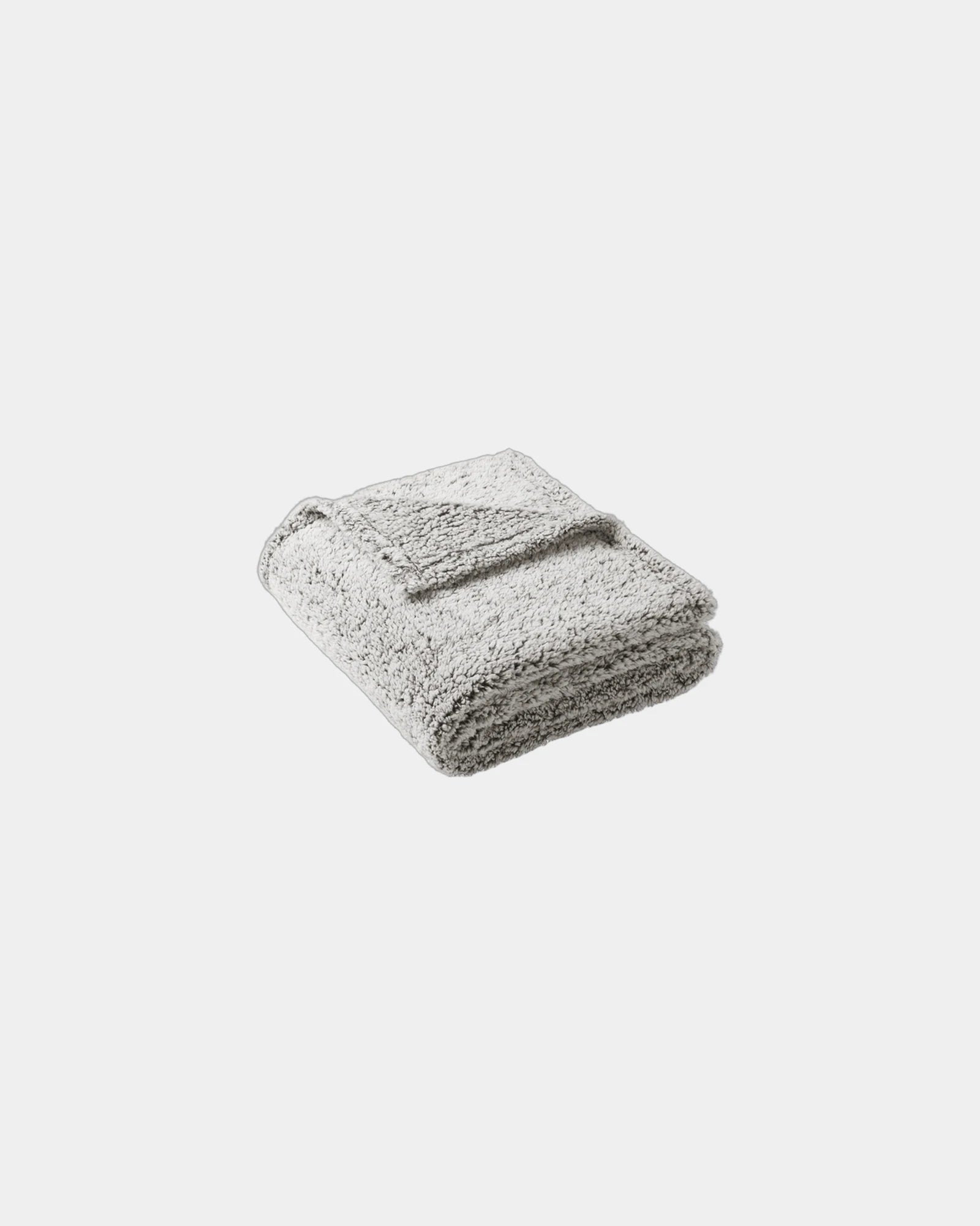 Custom faux shearling blanket Port Authority Cozy - Grey Heather