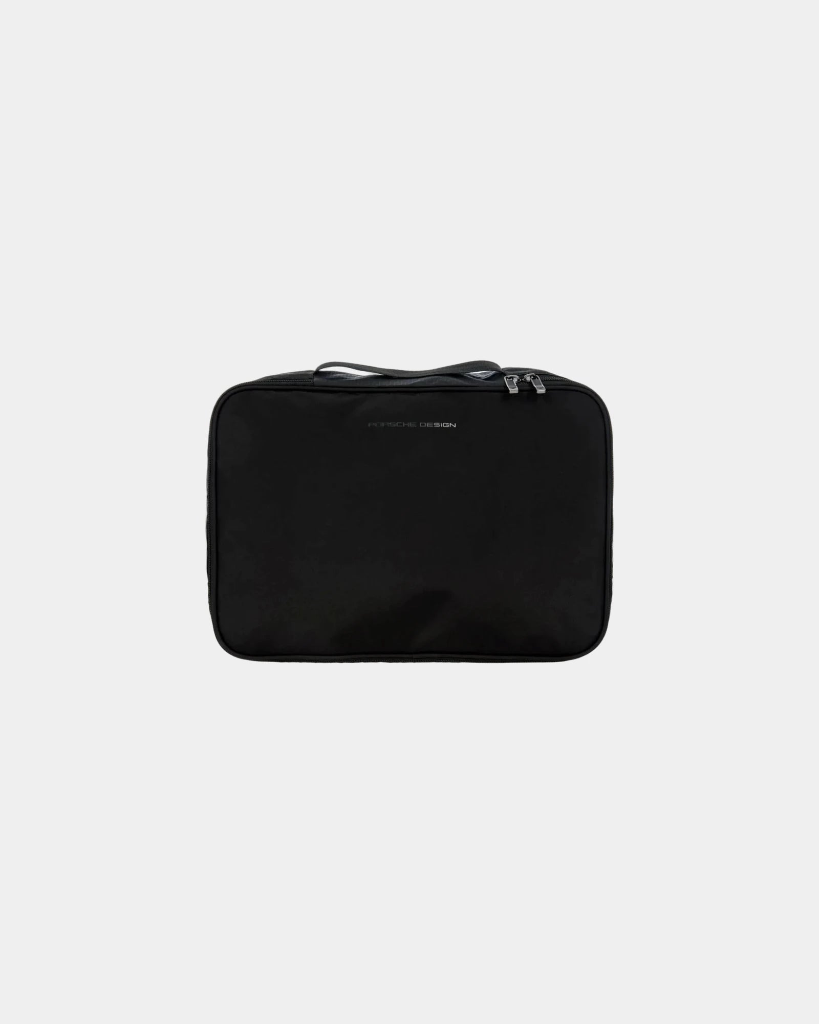 Custom nylon toiletry bag with carry handle, 12x8x5 - 1