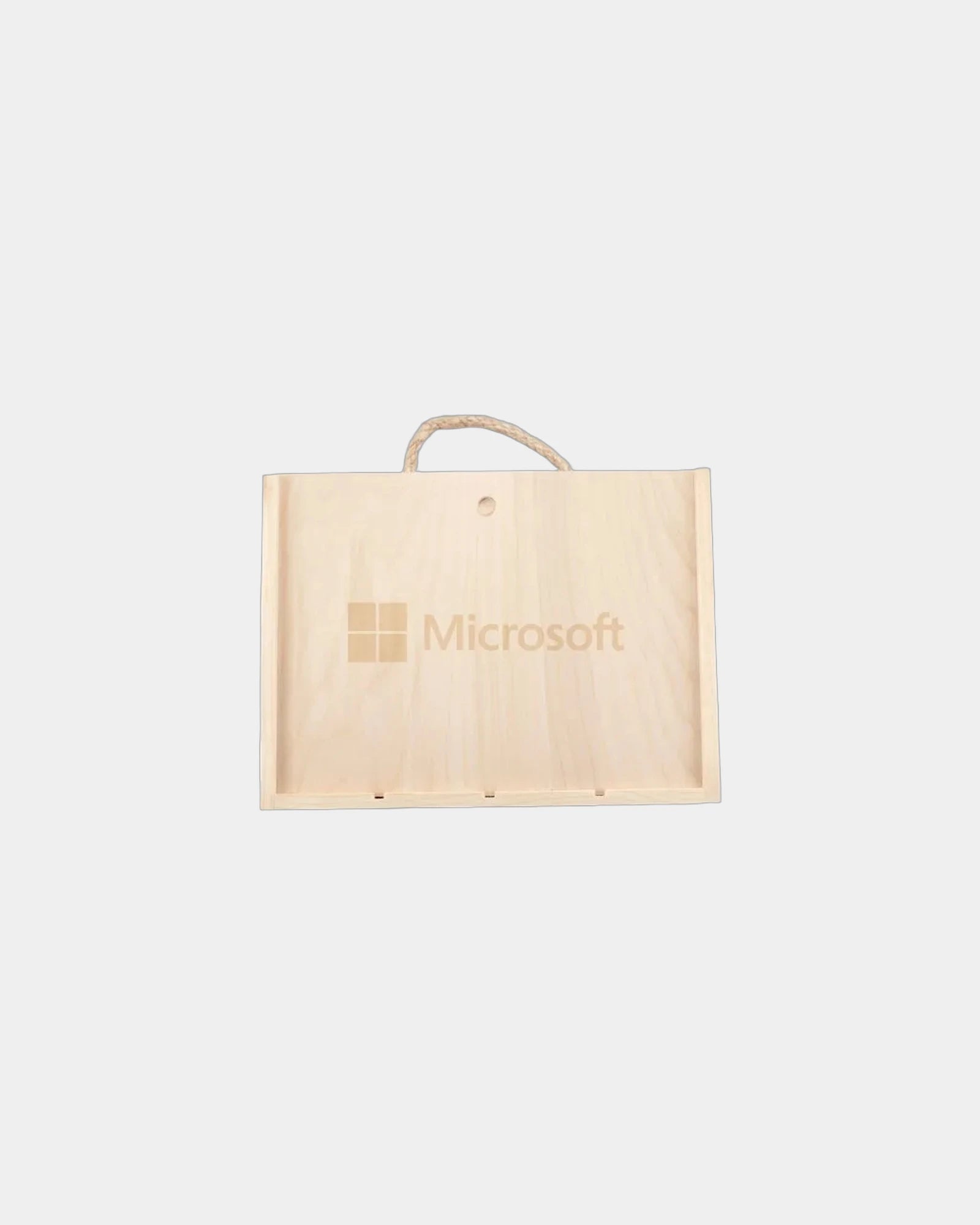 Custom engraved wood gift box with mini sparkling wines - 1