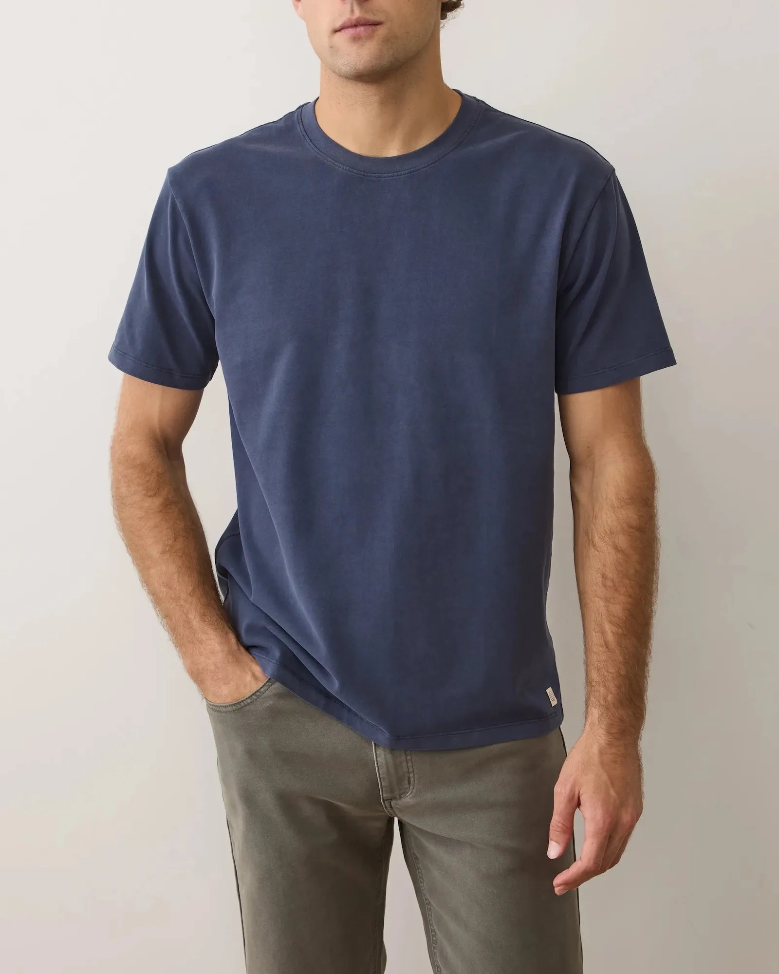 Custom 250 GSM relaxed-fit cotton jersey men's tee - 1