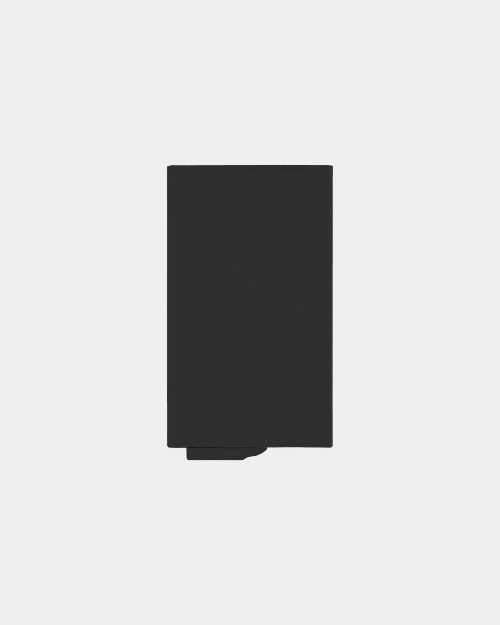 Custom aluminum RFID blocking MagSafe wallet - Black