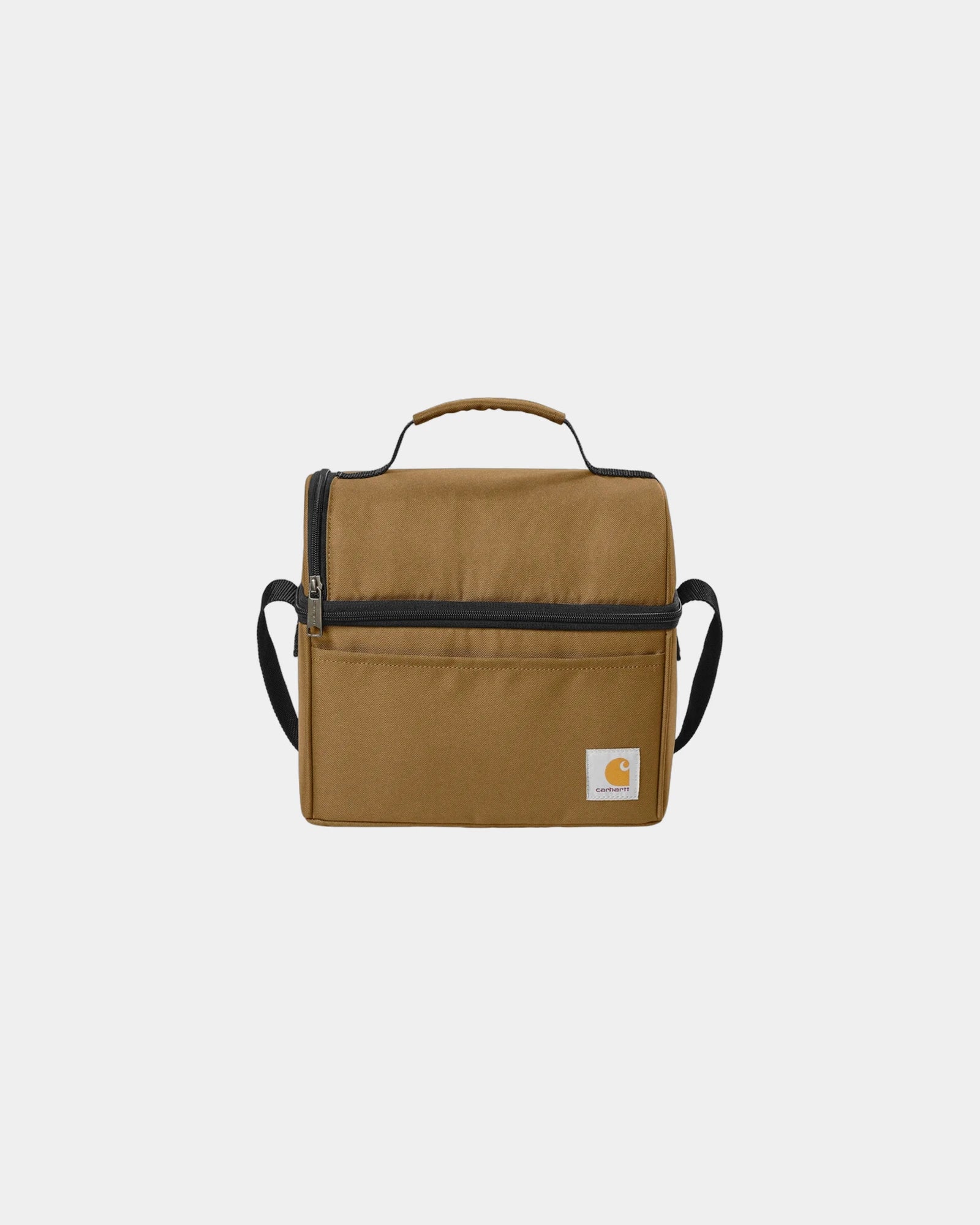 Custom insulated Carhartt 6-can lunch cooler bag - Carhartt Brown