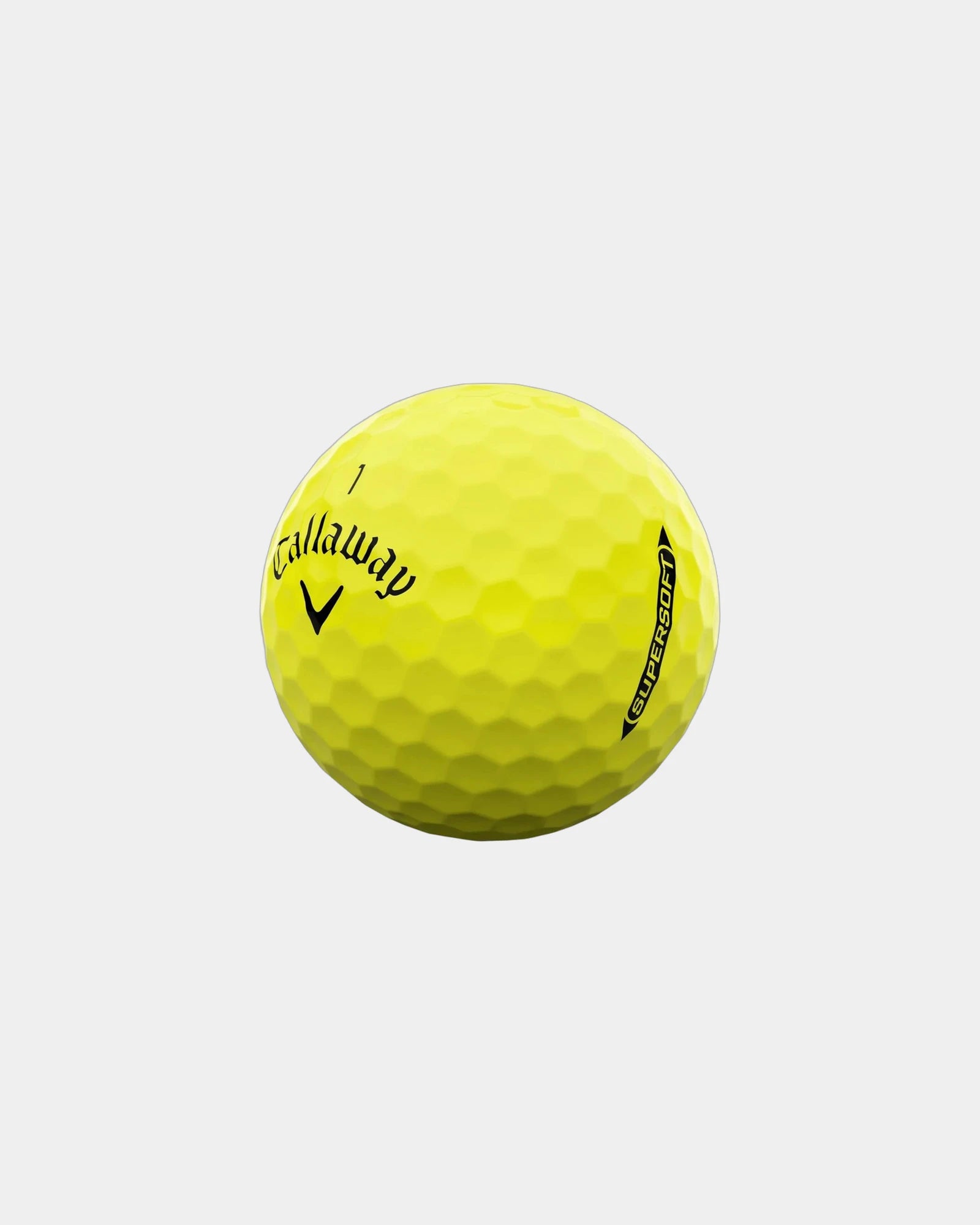 Custom Callaway Golf Supersoft golf balls for teams - Yellow