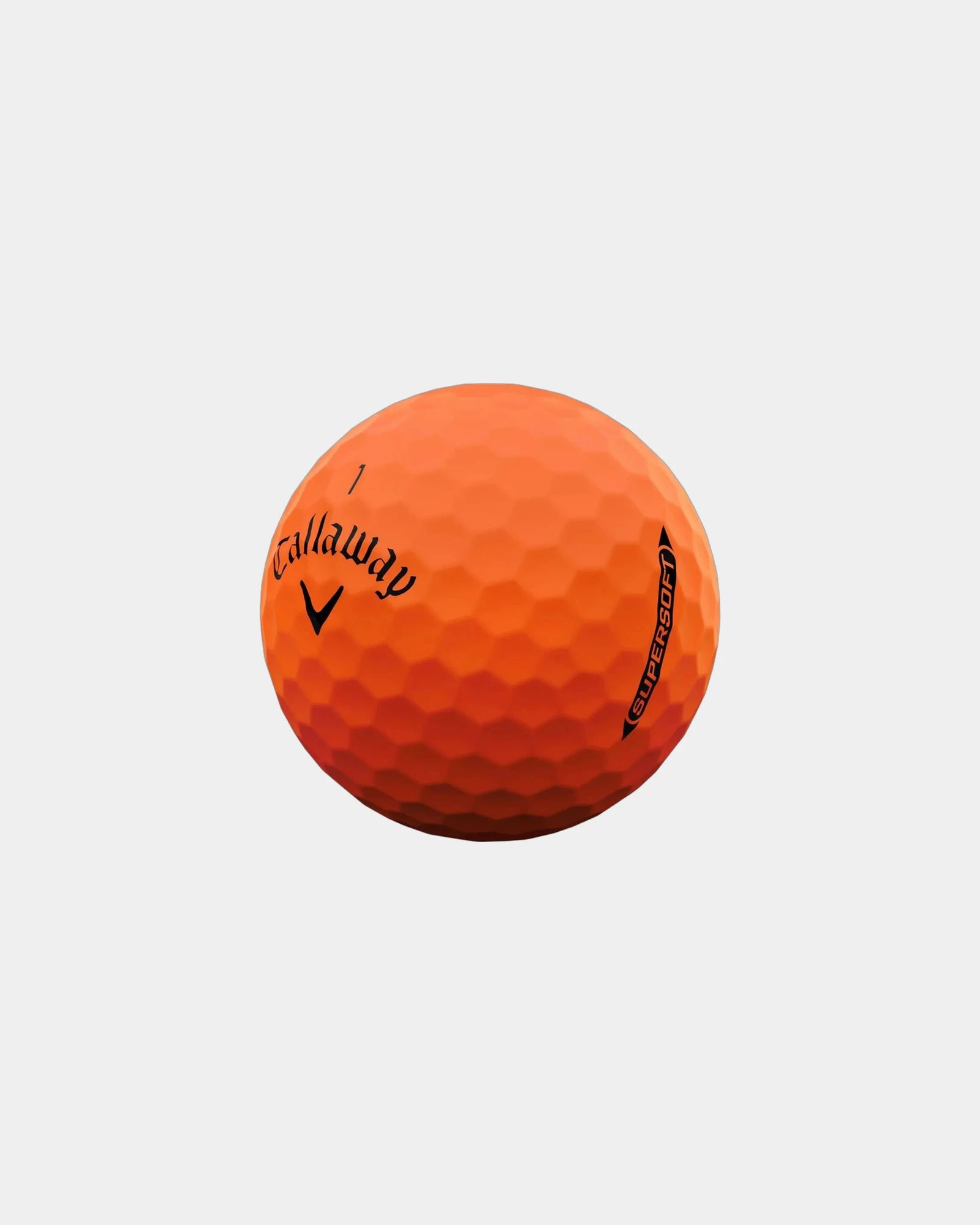 Custom matte finish golf balls Callaway Golf Supersoft - Orange