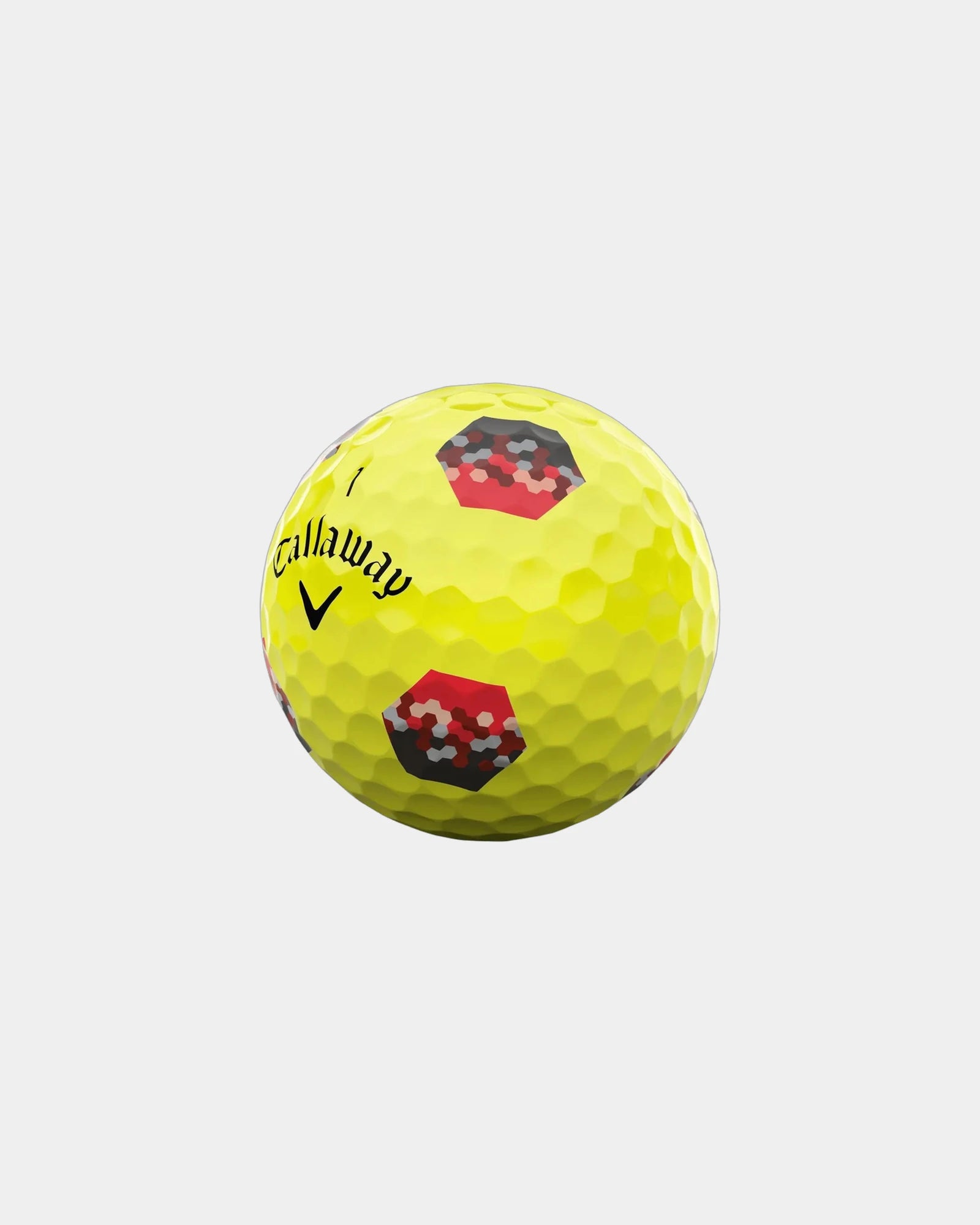 Custom Callaway Golf Chrome Soft TruTrack golf balls - Yellow