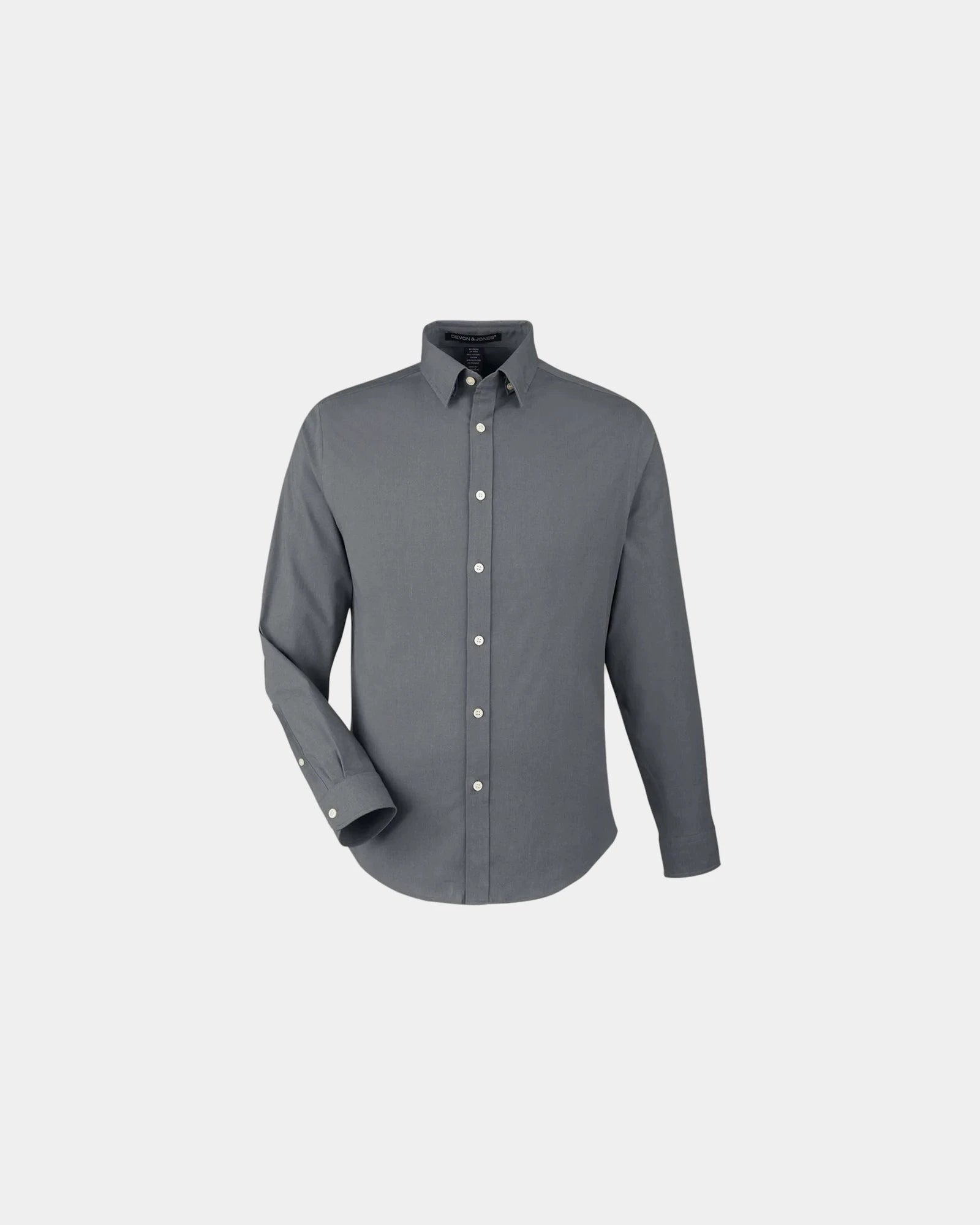 Custom dress shirt for men - Graphite Melange