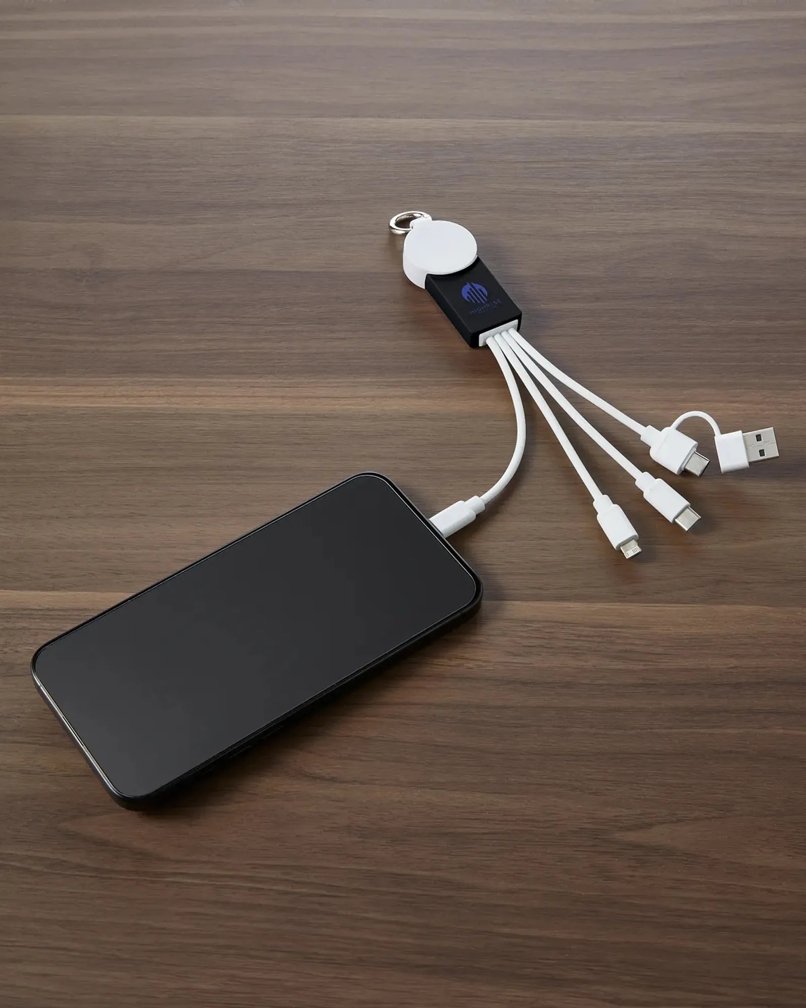 Custom recycled charging cable with watch charger - 1