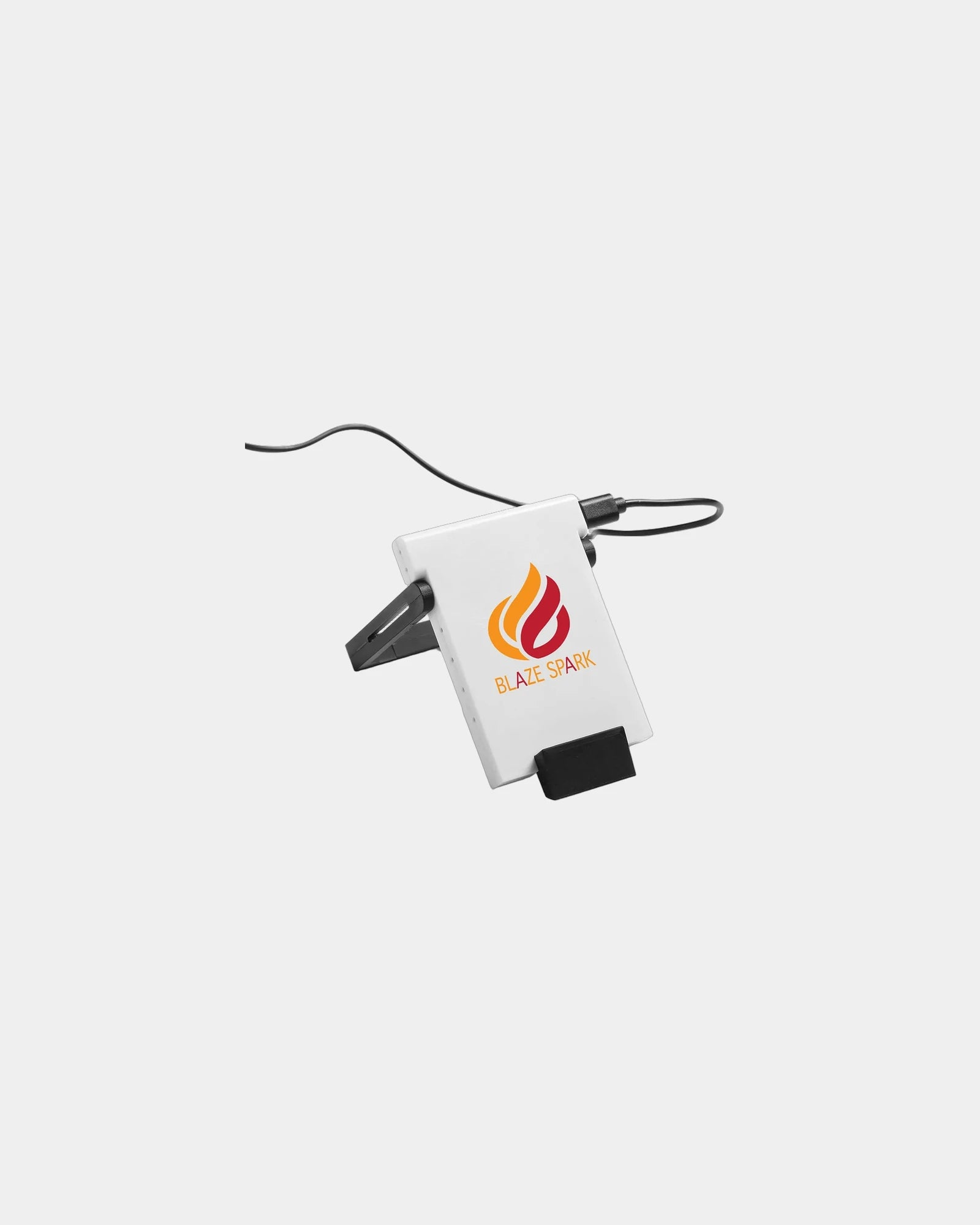 Custom wireless charger with phone stand ABS - White-Black