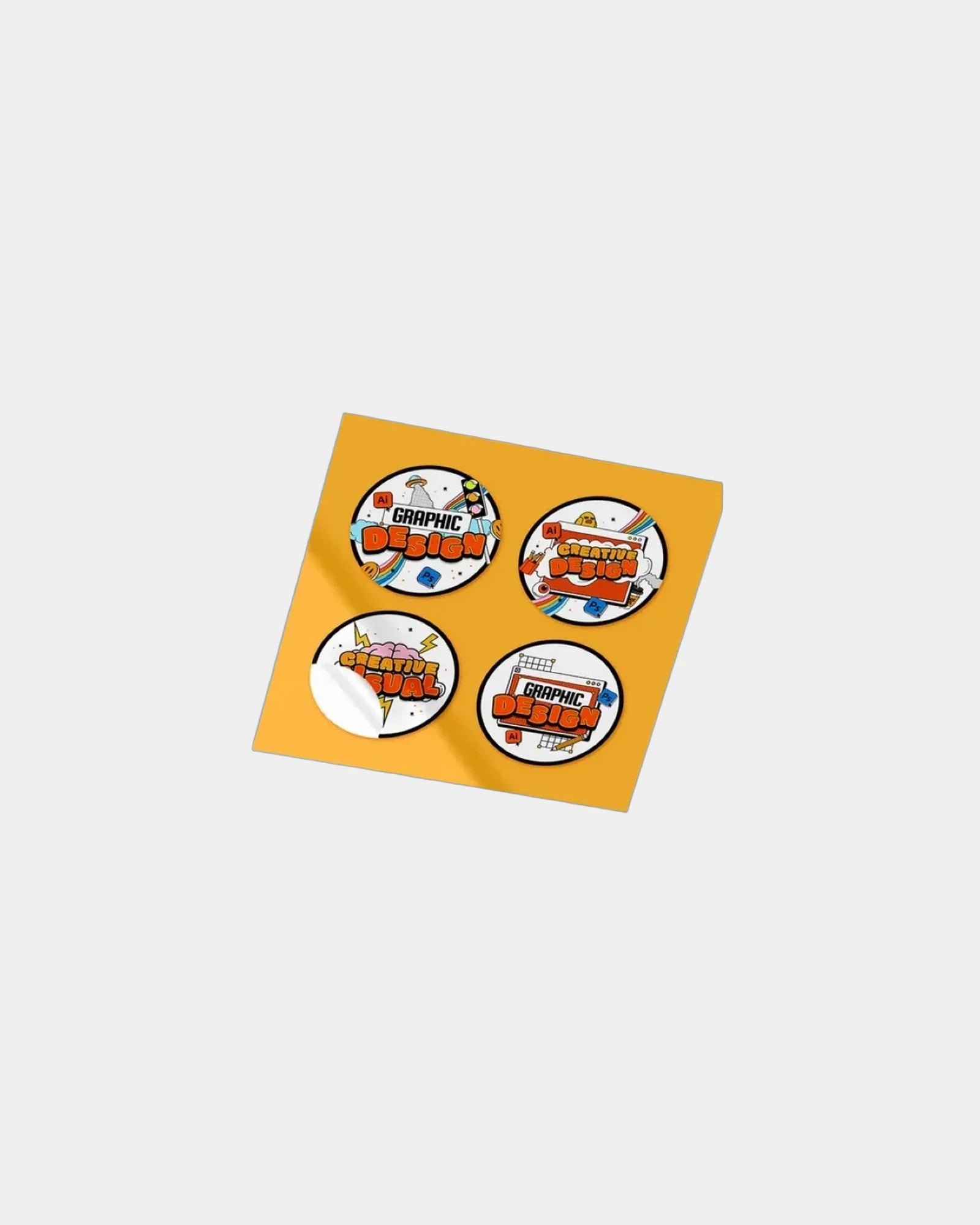 Custom full-color vinyl sticker sheets for brands - 1