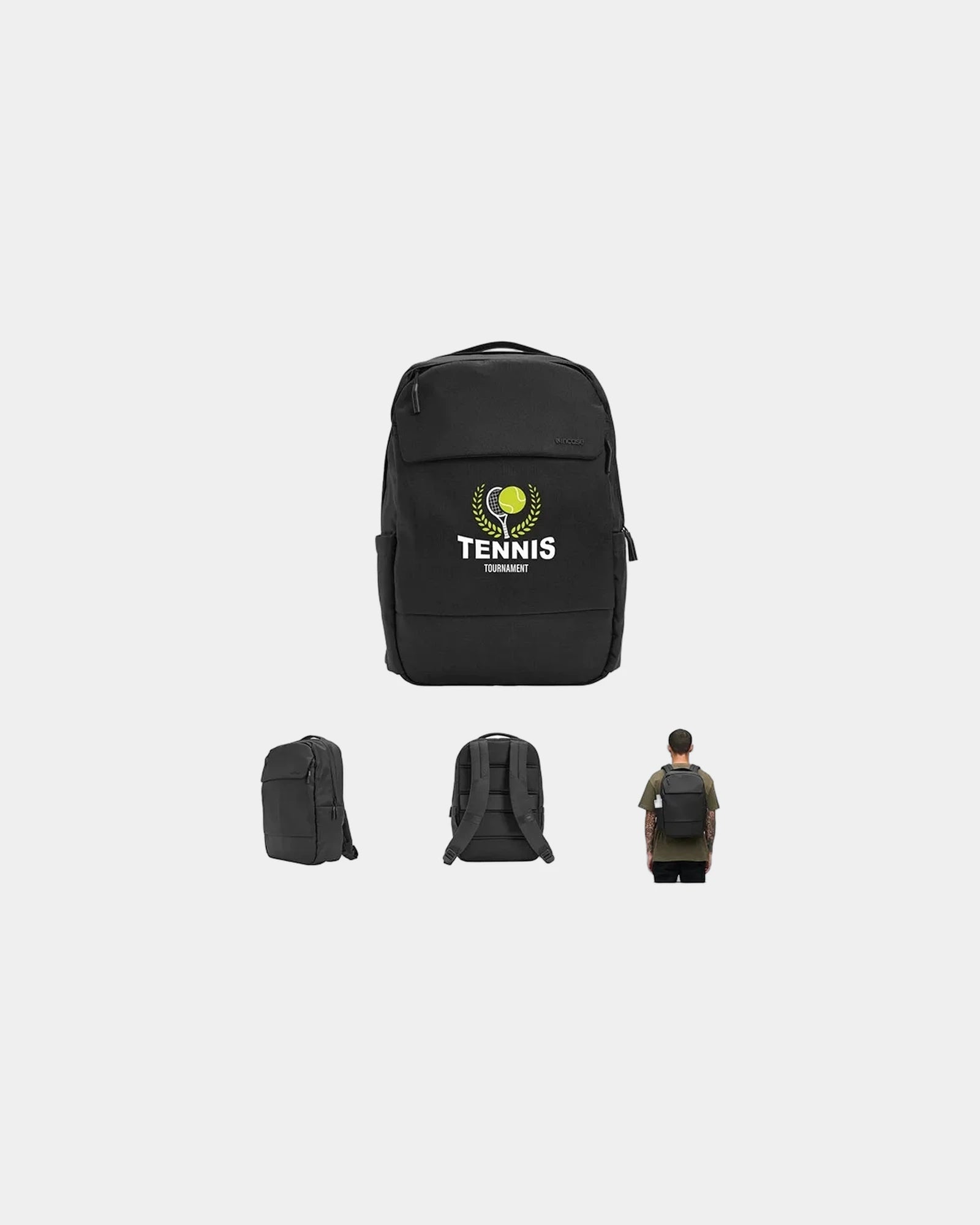 Custom 20L laptop backpack with woolenex exterior - 1