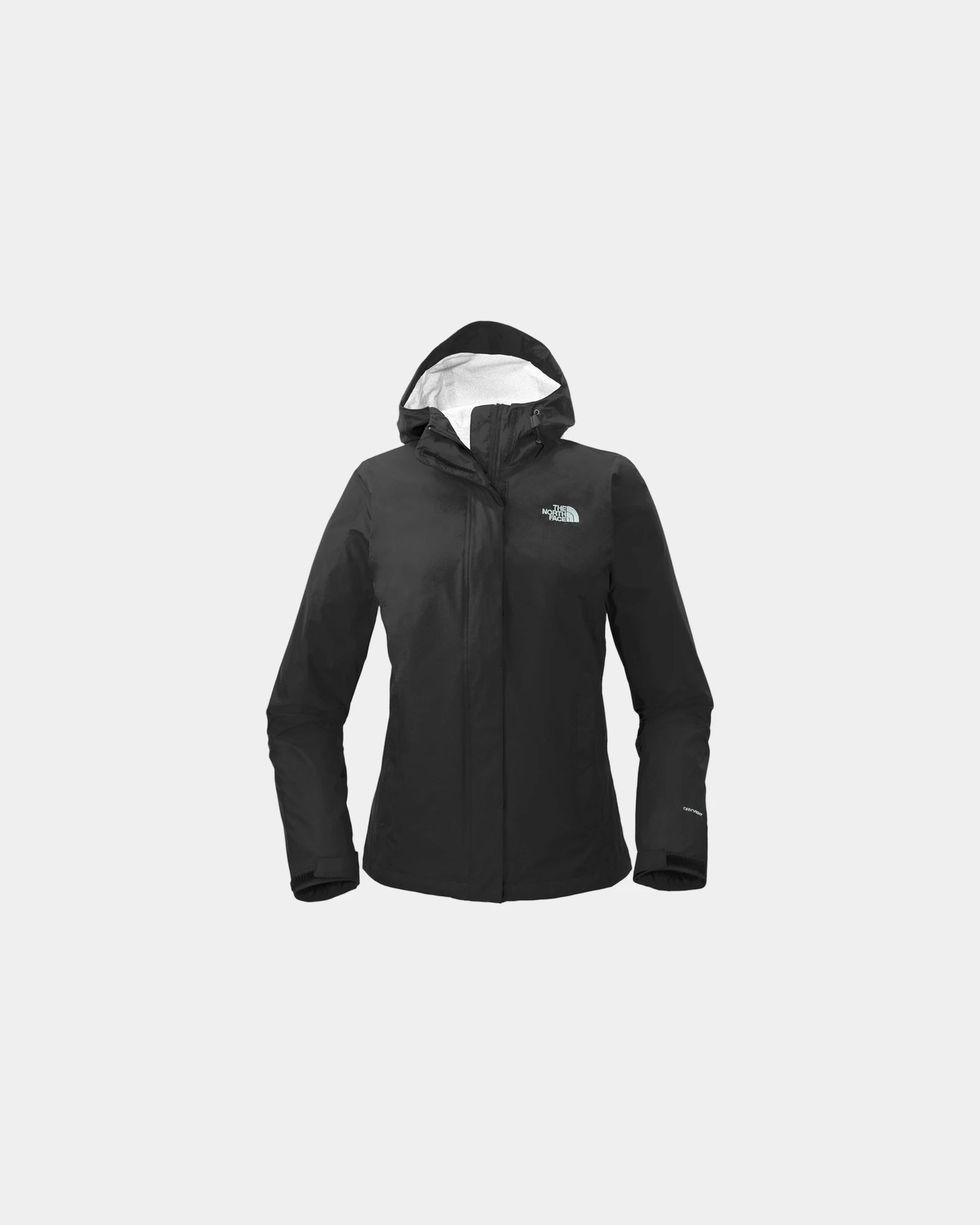Custom recycled nylon The North Face DryVent rain jacket - Tnf Black