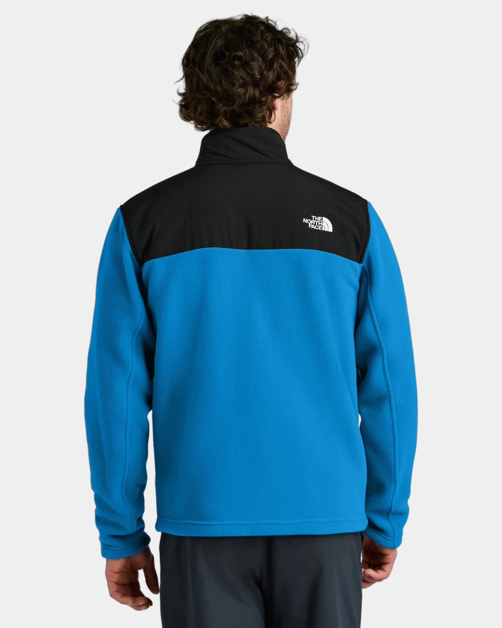 Custom recycled fleece The North Face Highest Peak Jacket - Hero Blue/ Tnf Black