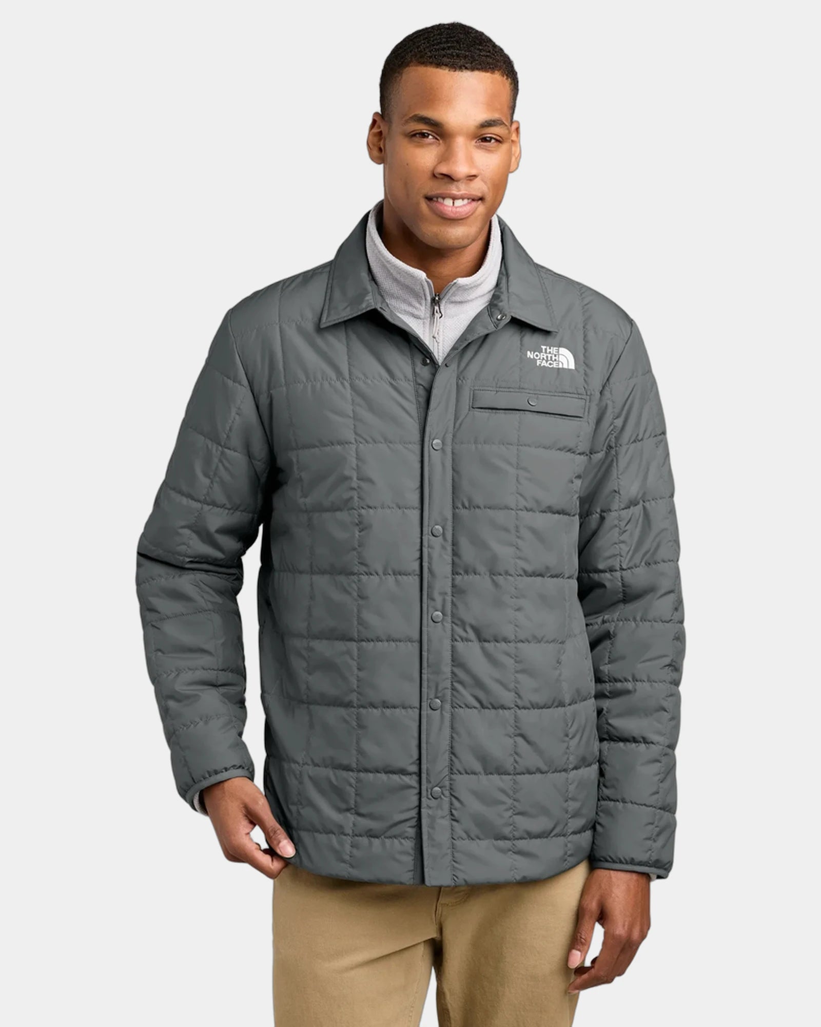 Custom recycled polyester The North Face Iron Drift jacket - Smoked Pearl Grey