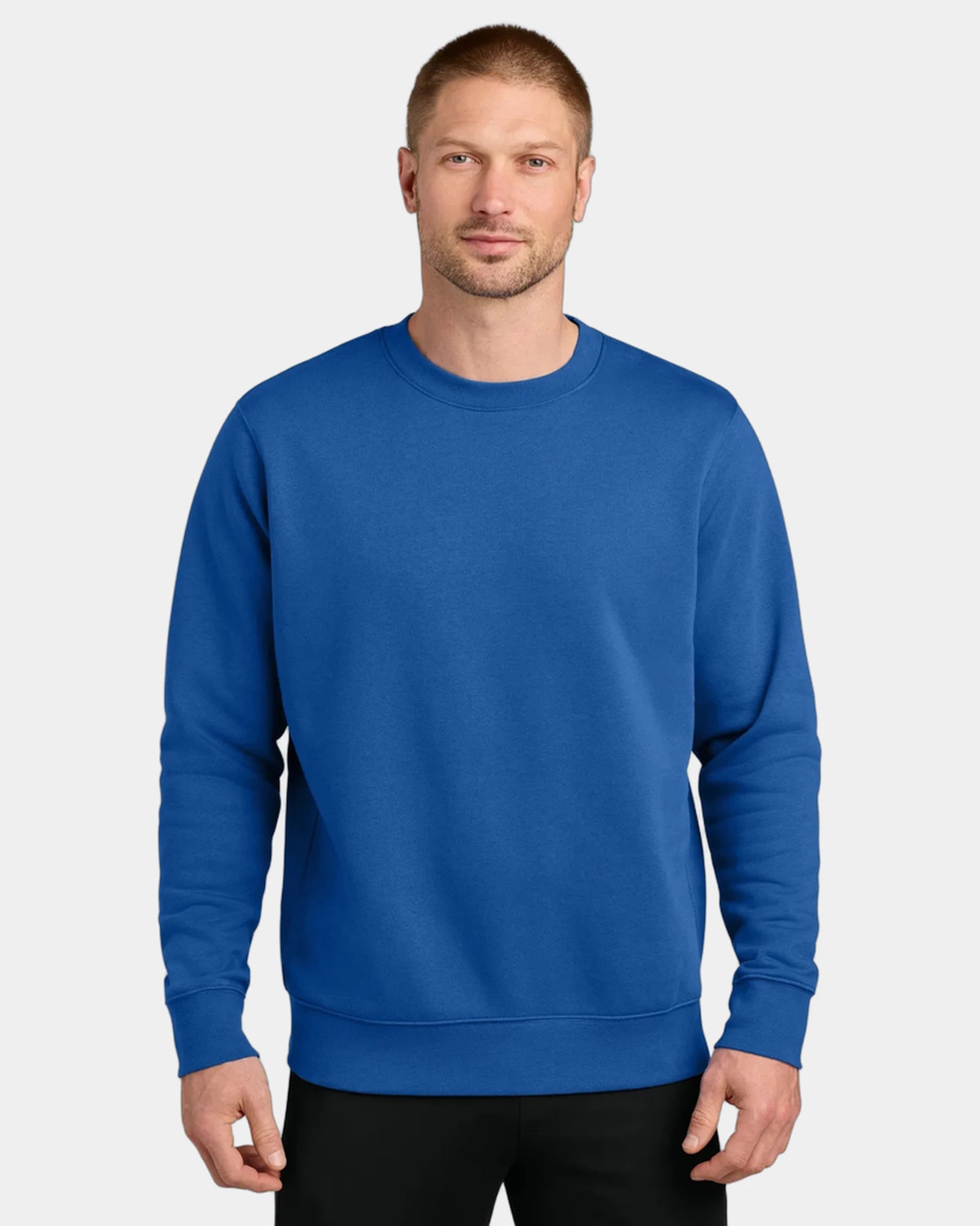 Custom fleece crew Nike Club Fleece Sleeve Swoosh - Game Royal