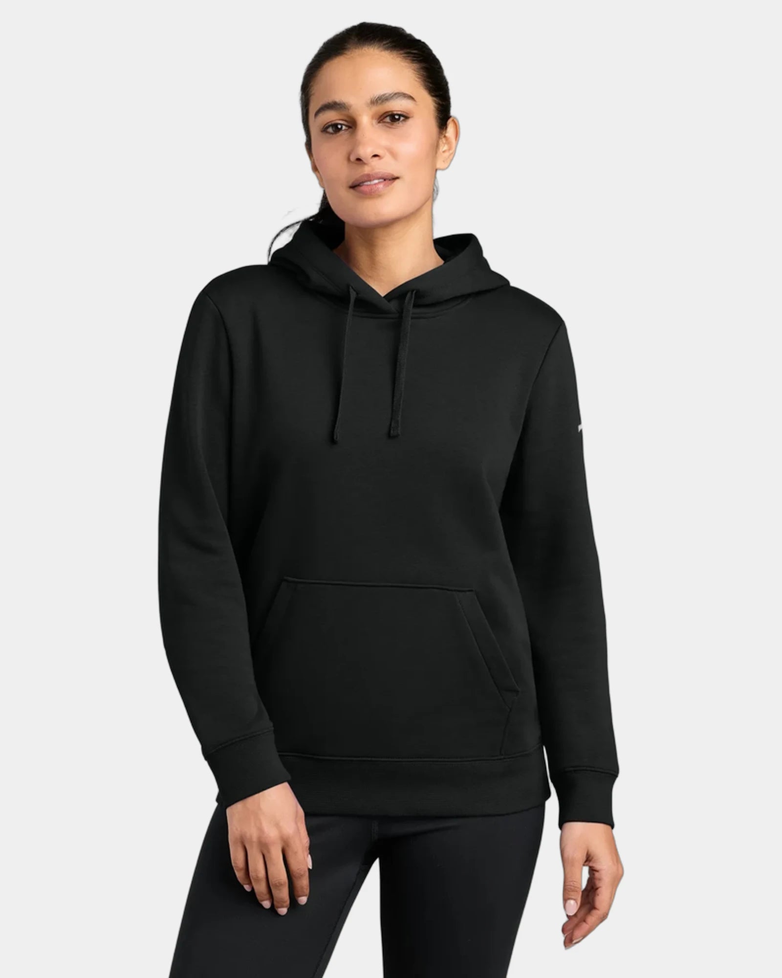 Custom fleece Nike Women's Club pullover hoodie - Black