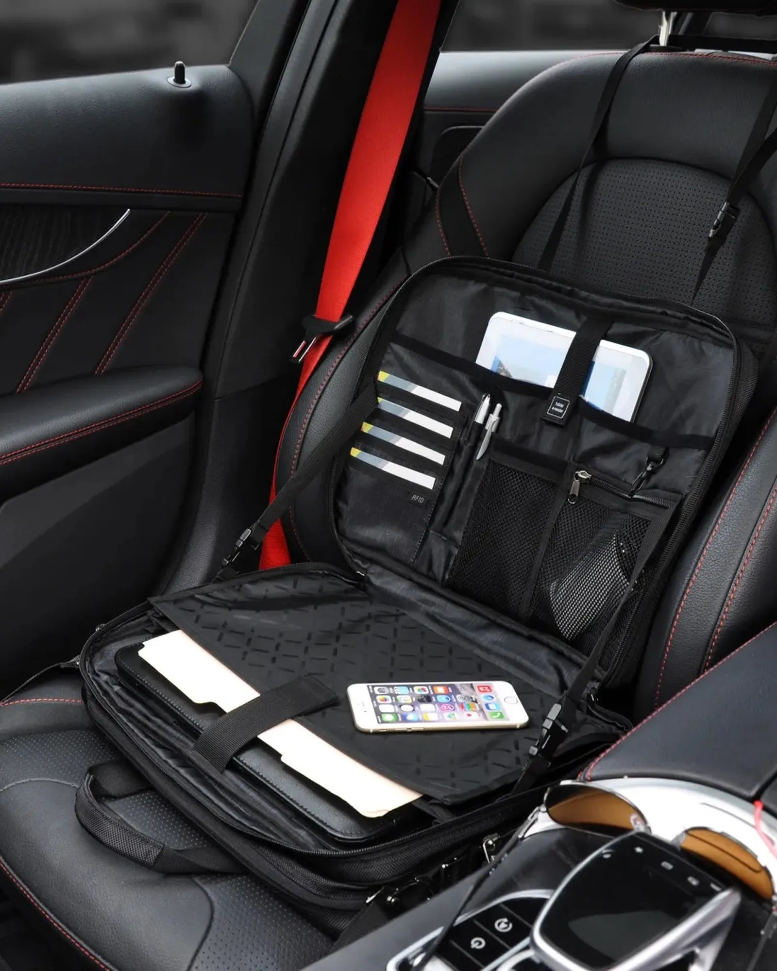 Custom polyester laptop portfolio briefcase bag - 6
