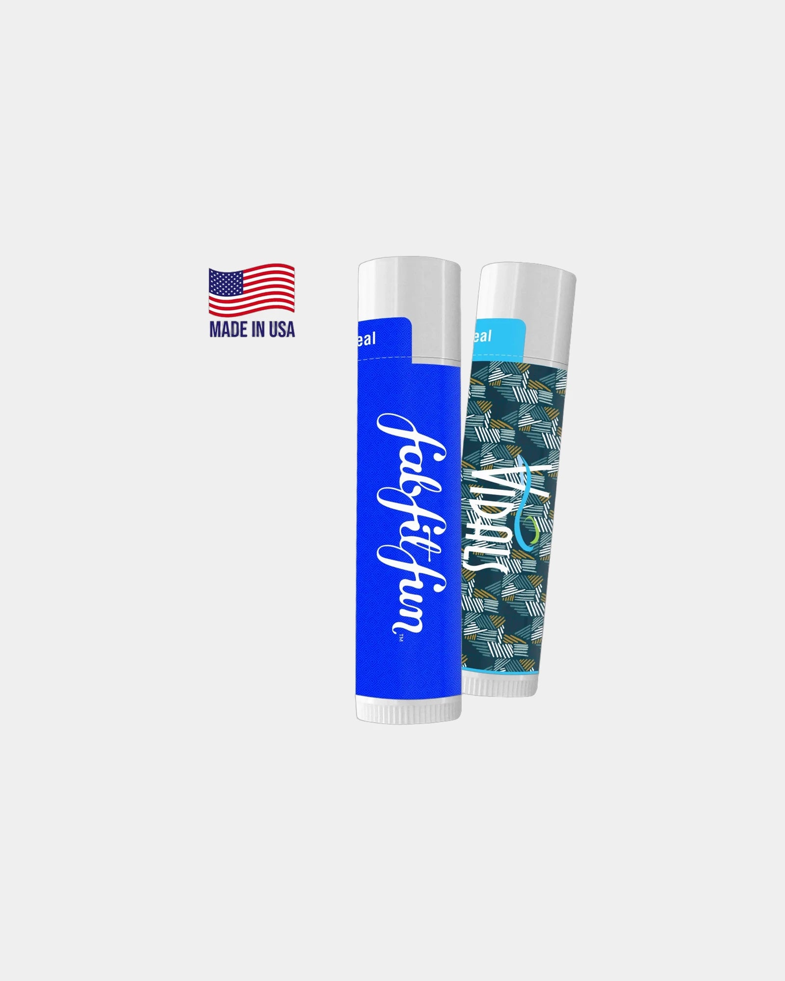 Custom SPF 15 lip balm in white tube, full-color print - 1