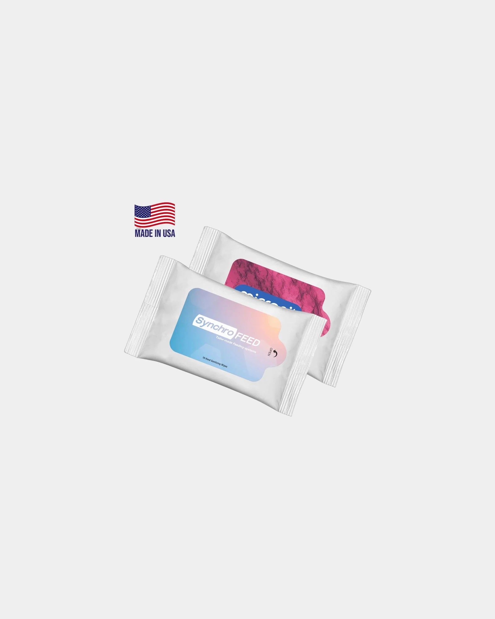 Custom sanitizing hand wipes travel pack 10-count - 1