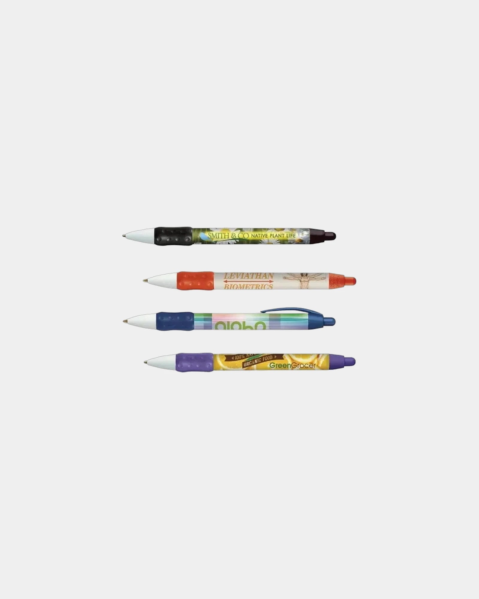 Custom full-color BIC WideBody pen with rubber grip - 1