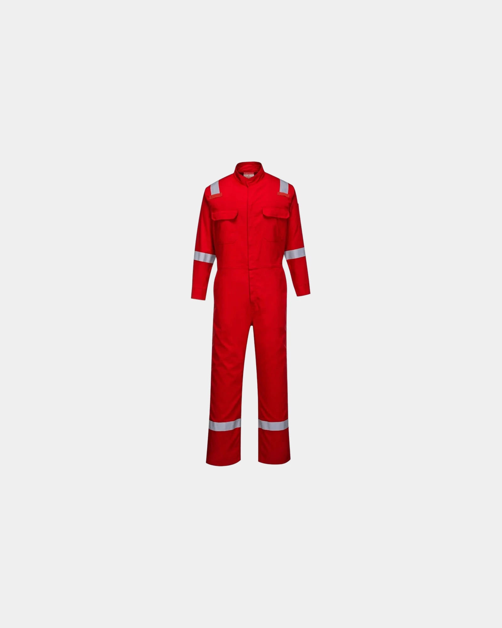 Custom flame-resistant Portwest Bizflame Iona coverall - Red
