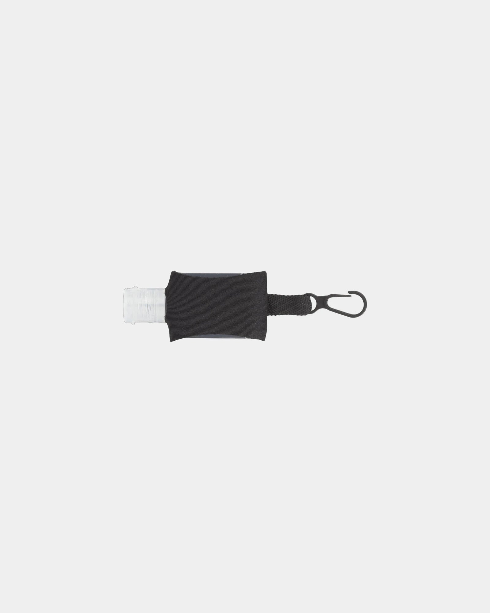Custom 0.5 oz hand sanitizer with neoprene sleeve - Black (Bk)