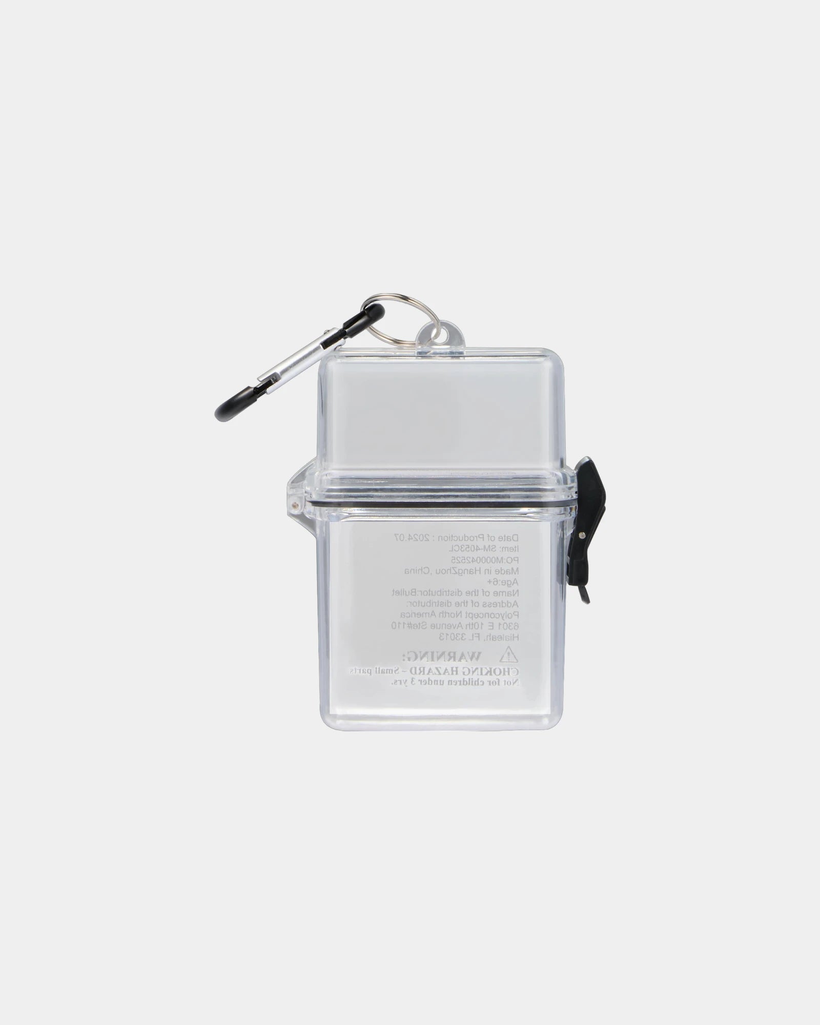 Custom 28-piece dominoes set with carrying case - Clear (Cl)